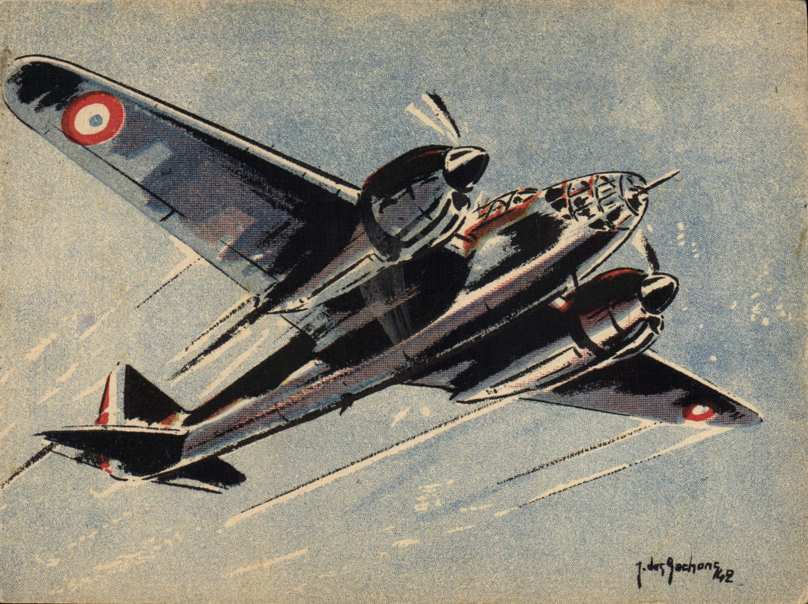 CPM Avion Aviation Amiot 354 Bombardement