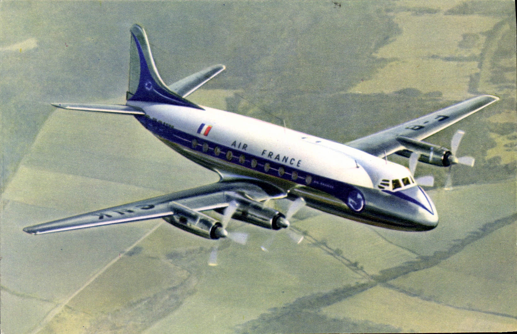 CPM Avion Aviation Vickers Viscount Air France