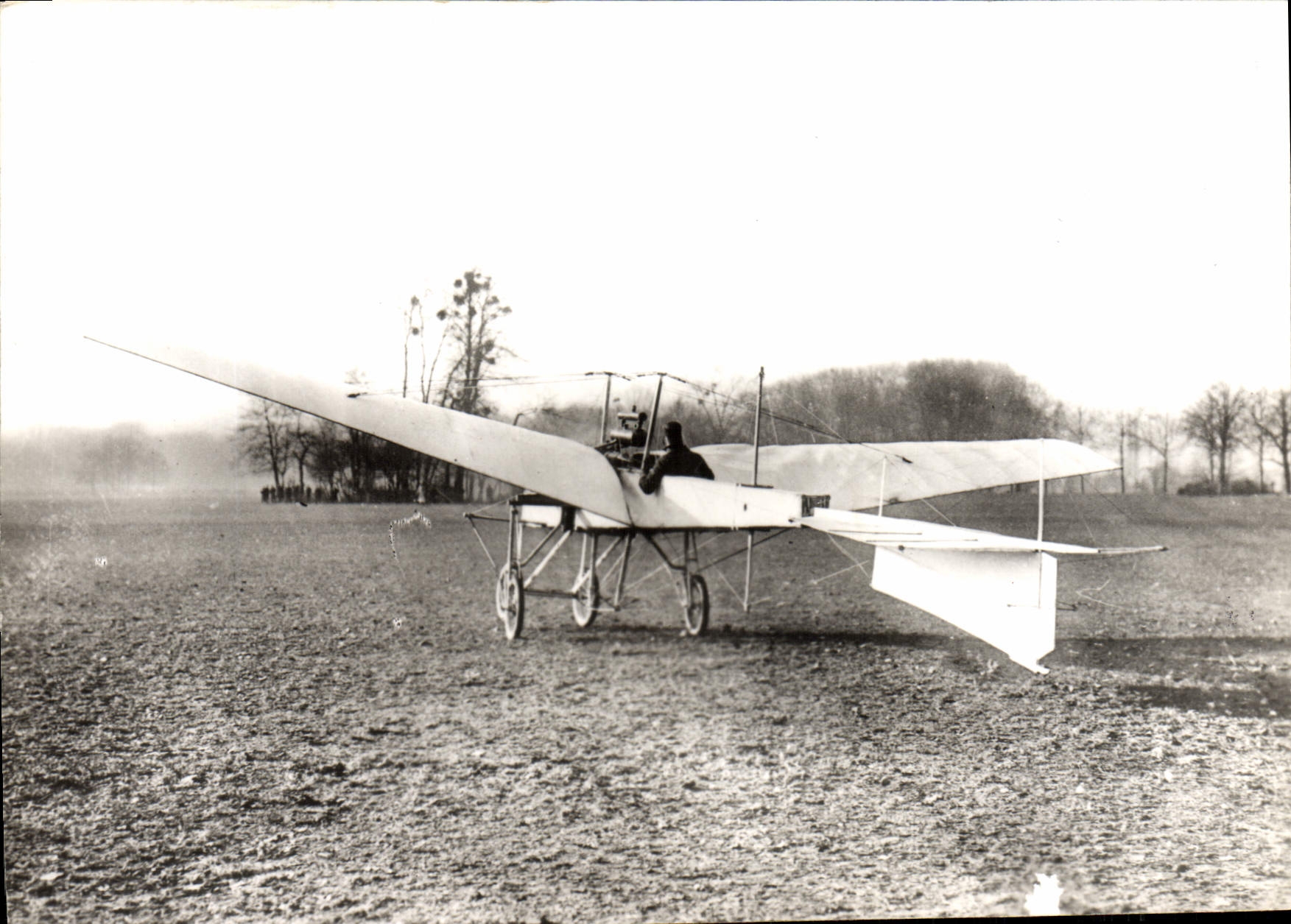 MODERN CARD Avion Aviation February 1908 Gastambide and Mengin goes up by Boyer has Bagatelle