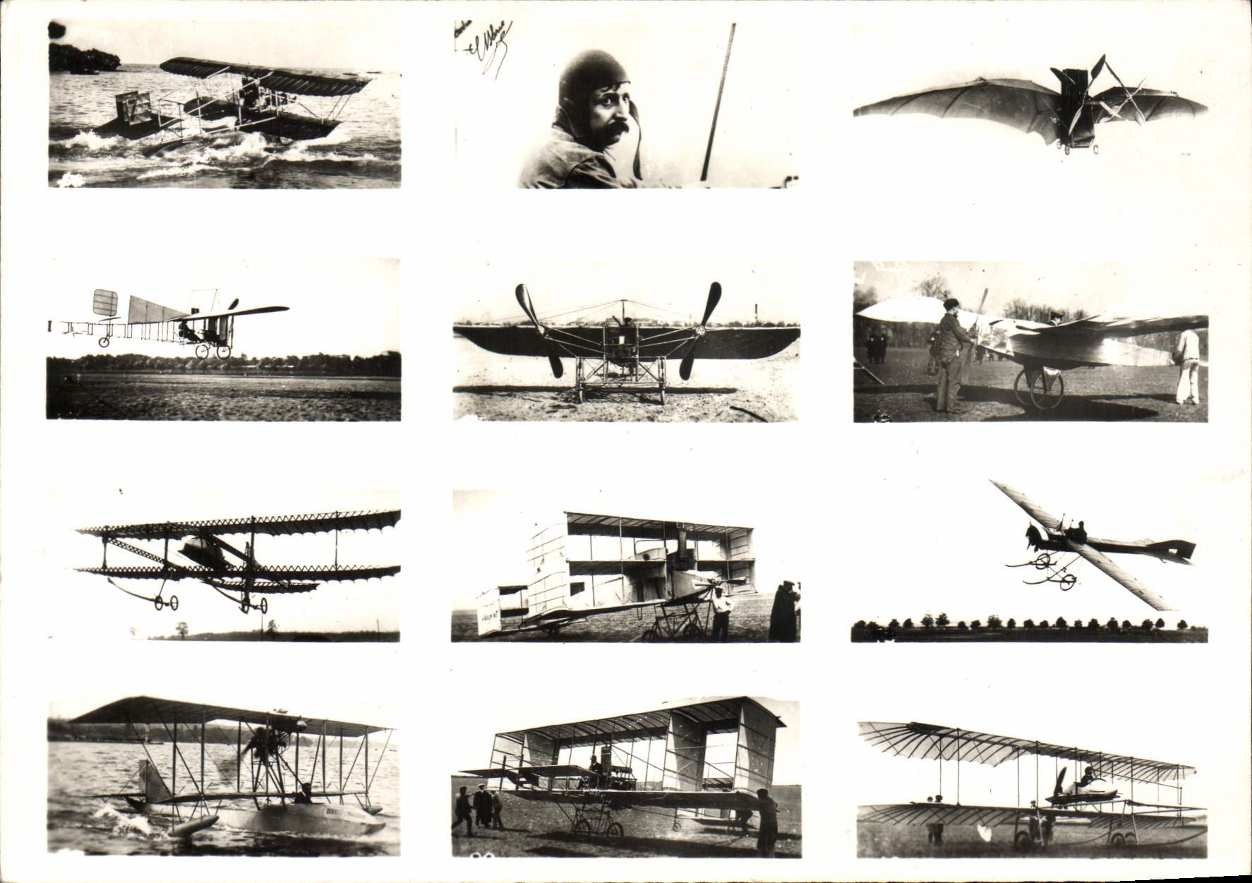 MODERN CARD Plane Aviation Precursors