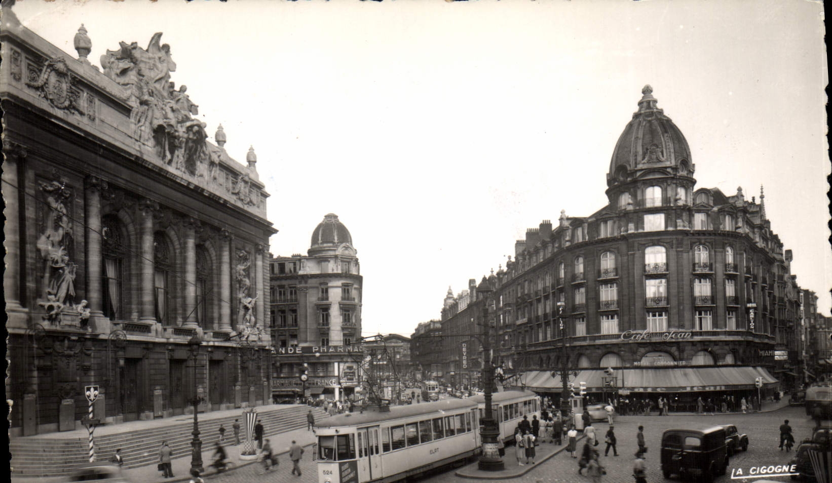 CPM Tramway lille Place du Theatre 
