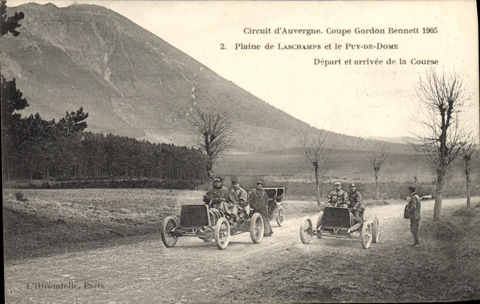 CPA Automobile Coupe Gordon Bennett 1905 Circuit Michelin Plaine de Laschamps et le Puy de Dome