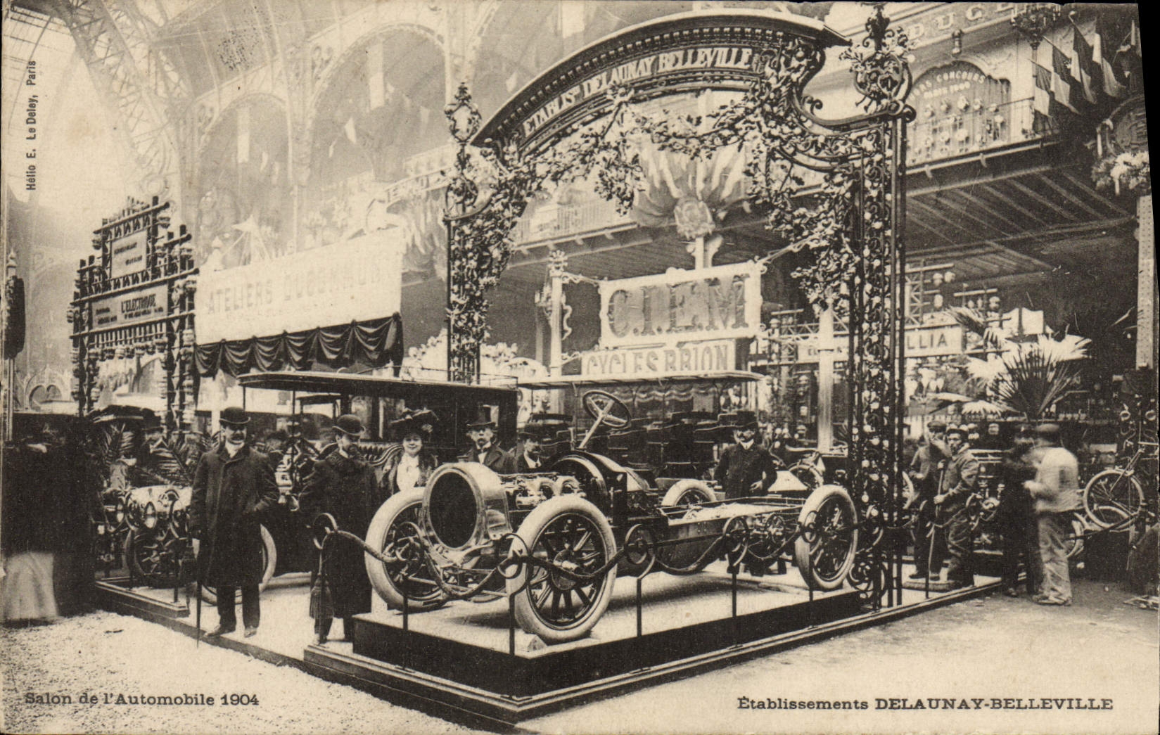 CPA Automobile Etablissements Delaunay Belleville