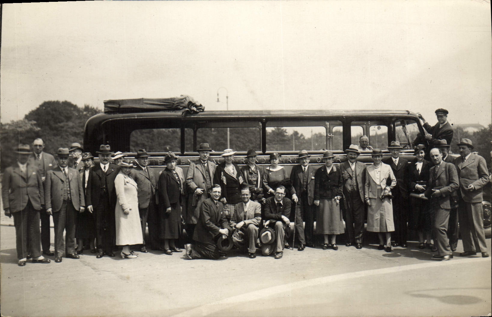 CARTE PHOTO Autobus 
