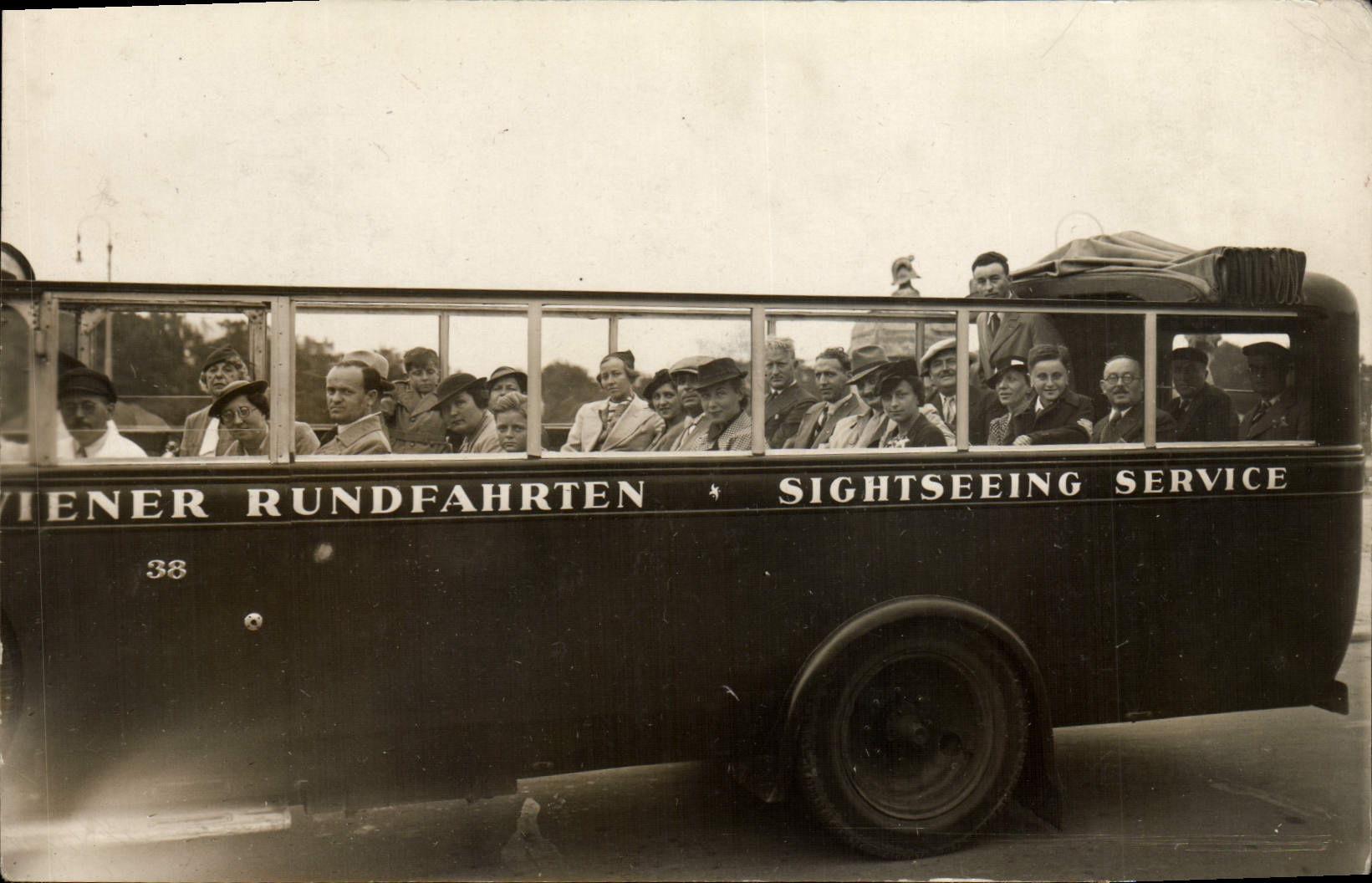 CARTE PHOTO Autobus 
