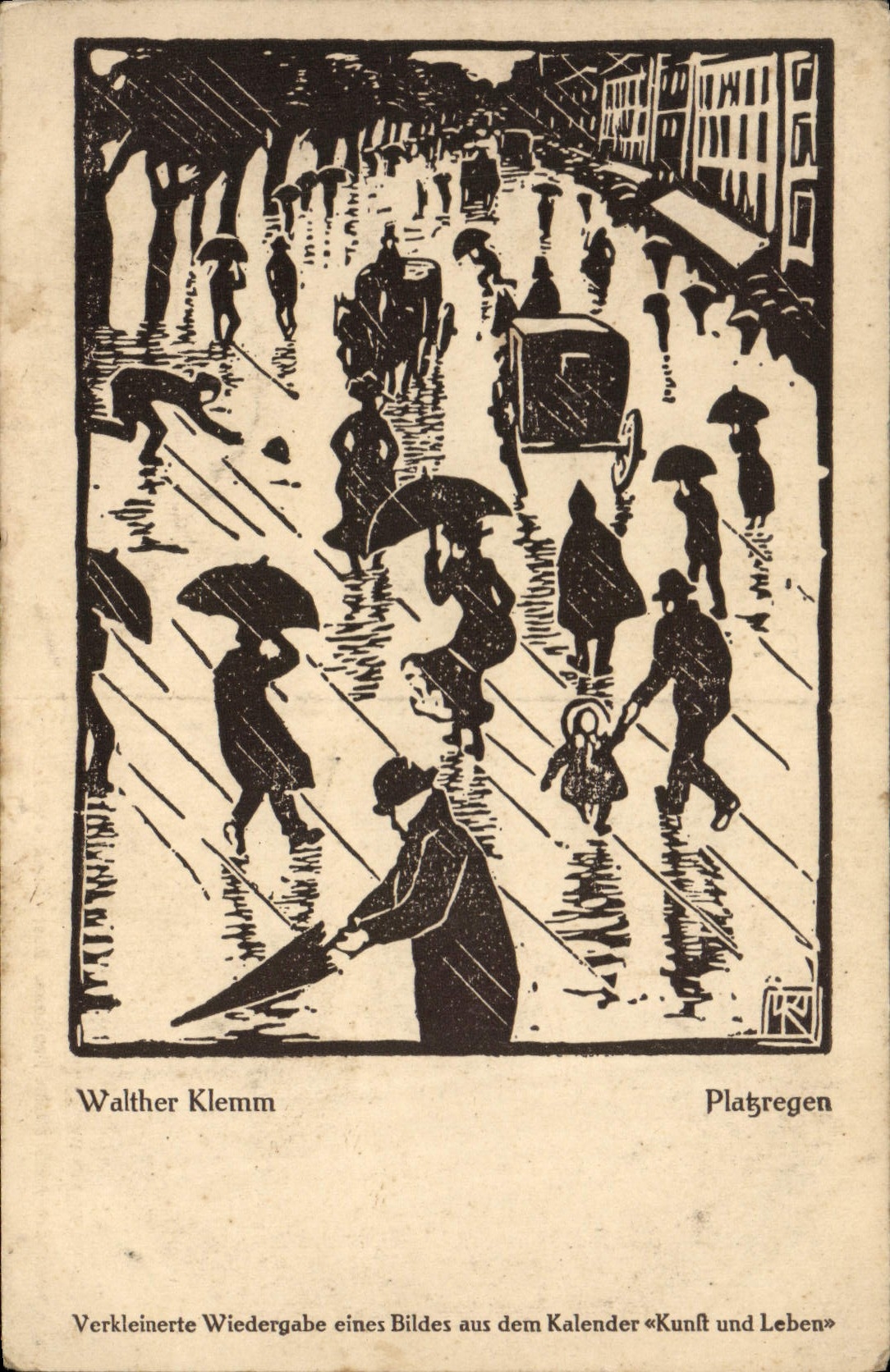 VINTAGE POSTCARD Illustrator WAlther Klemm