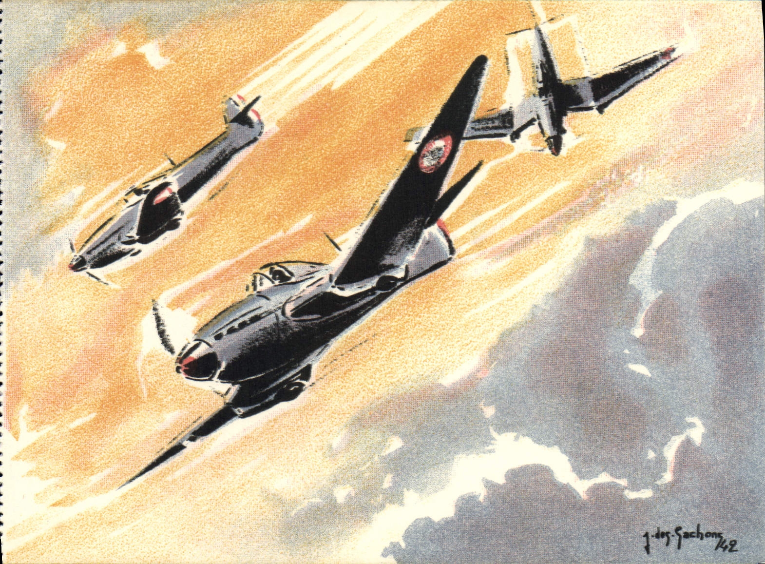 CPA Avion Aviation Loire Nieuport 40 Bombardement en pique et attaque