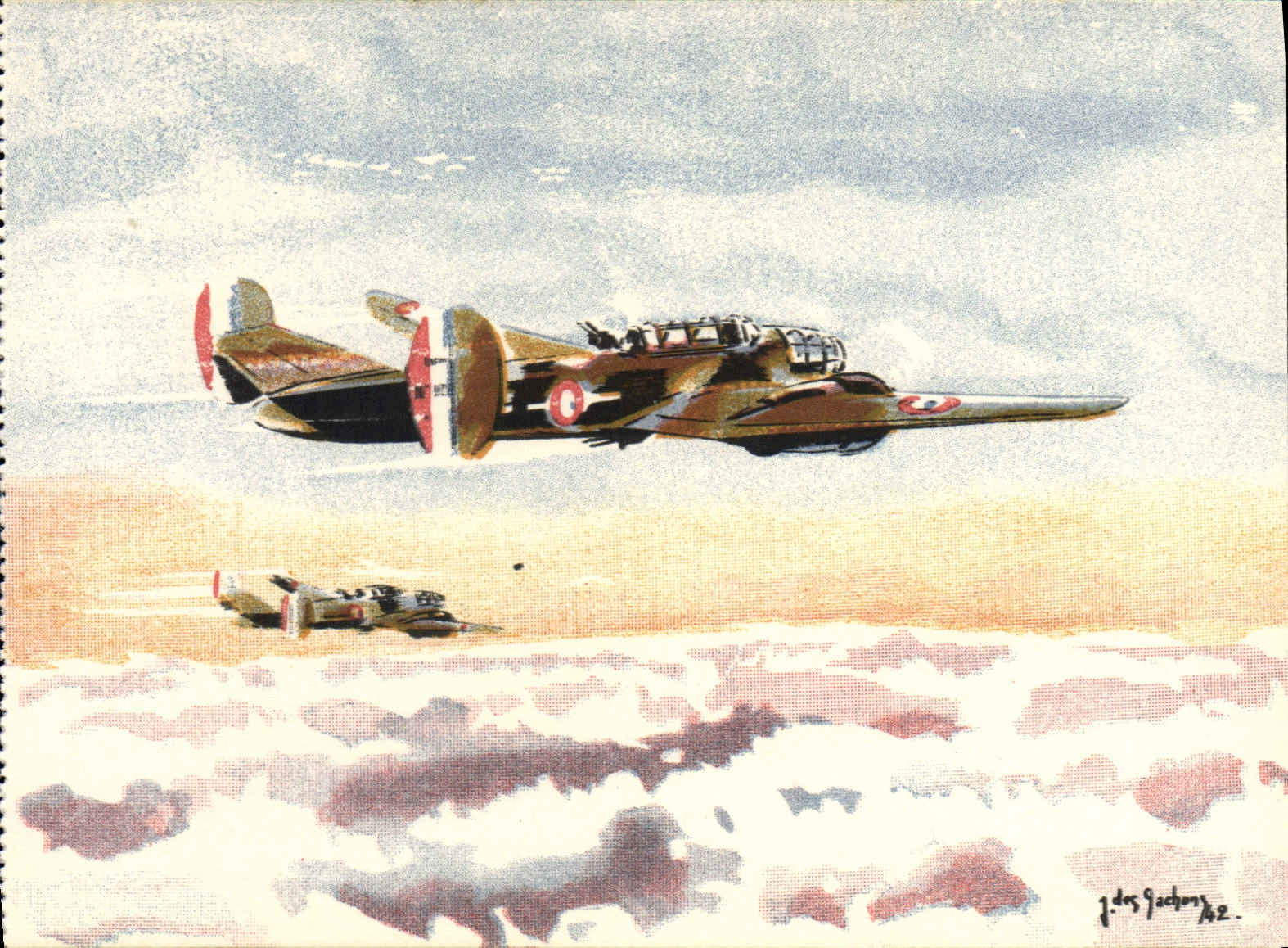 CPA Avion Aviation SNCASO 175 Commandement a la chasse et grande reconnaissance