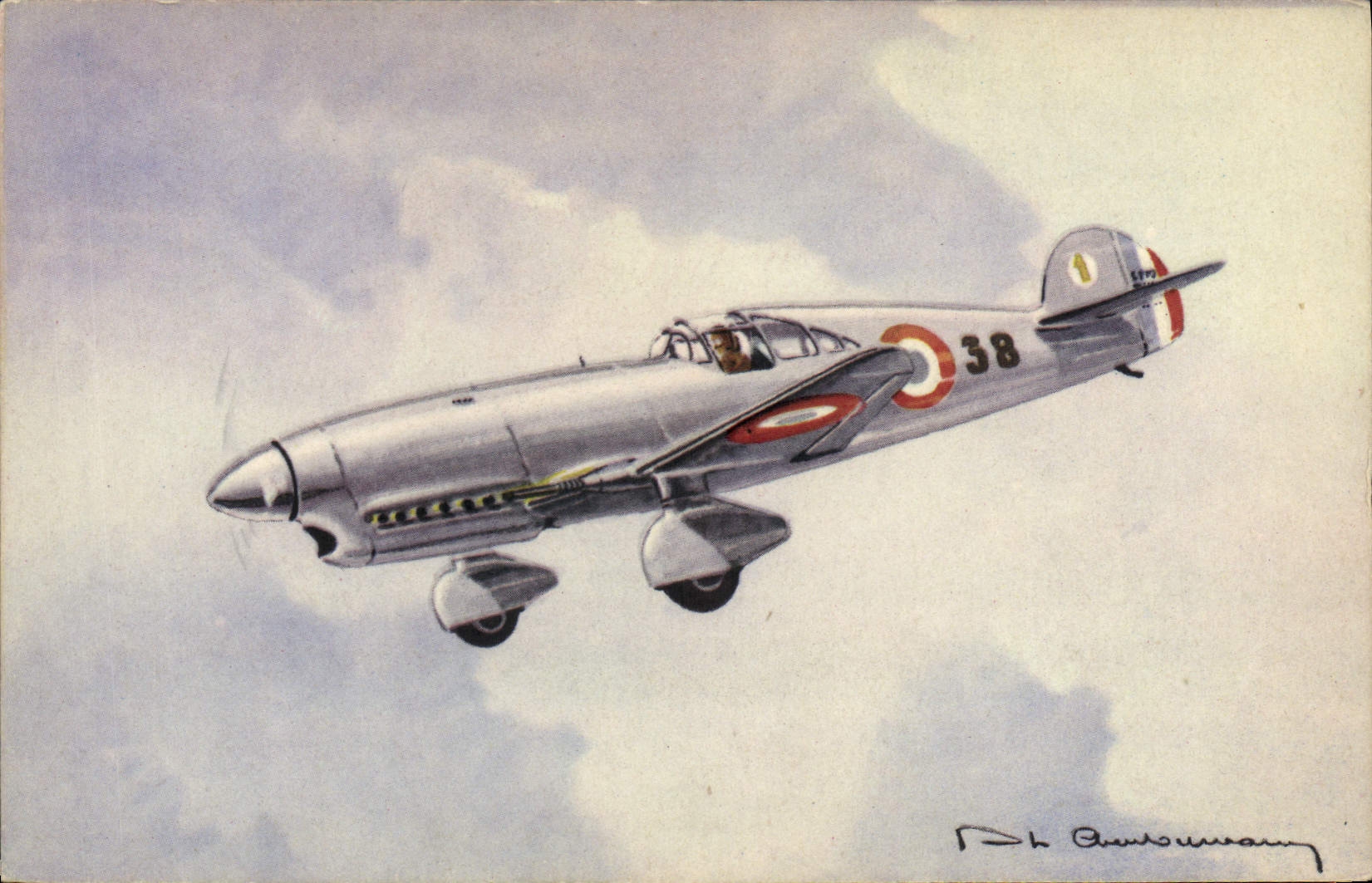 CPA Avion Aviation Caudron Cyclone Caudron