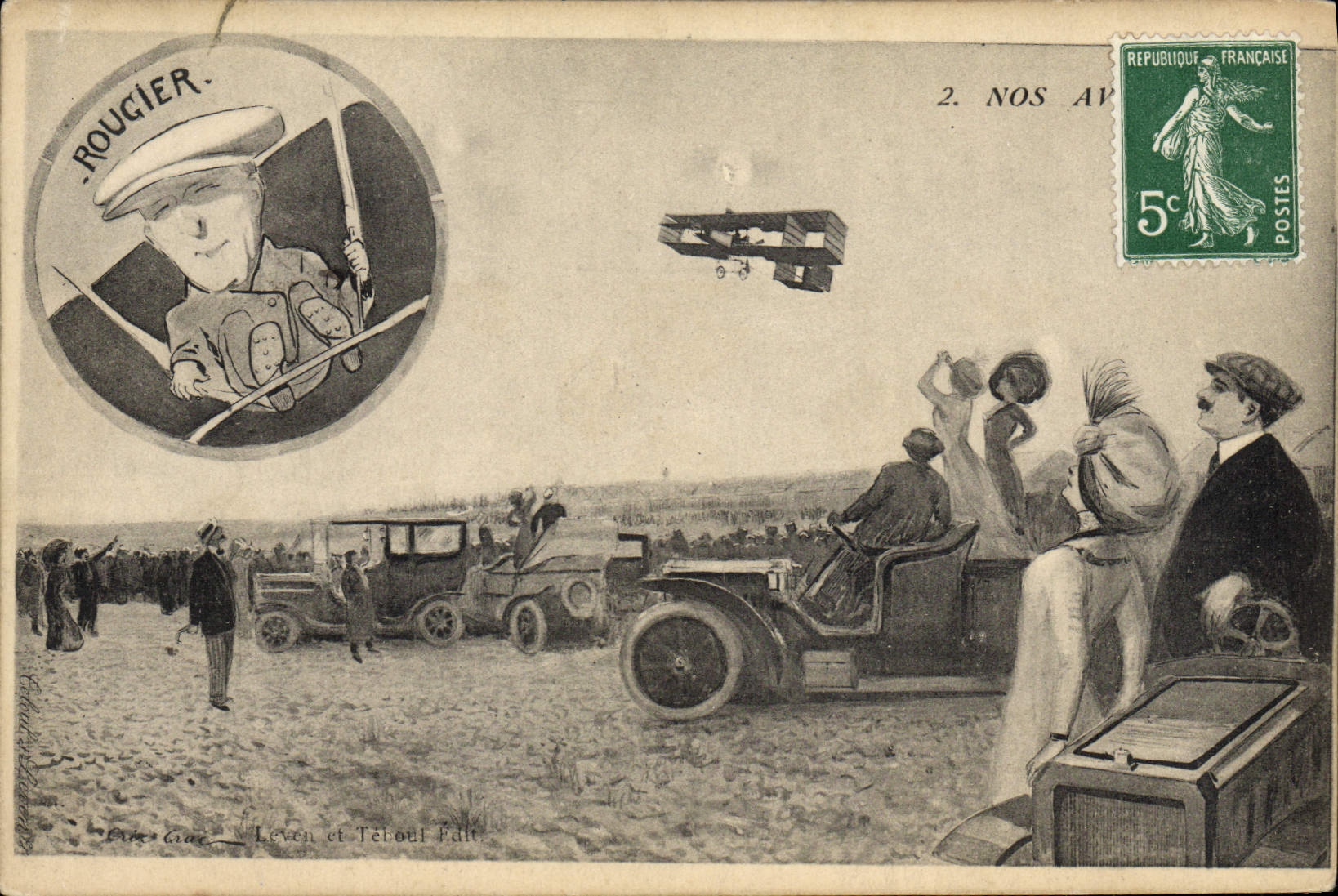 CPA Avion Aviation Roucier