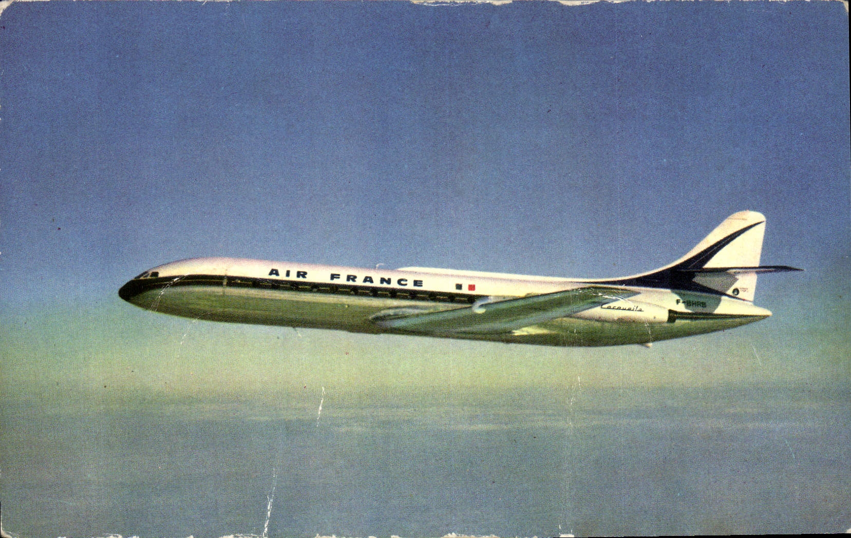 CPA Avion Aviation Caravelle Air France