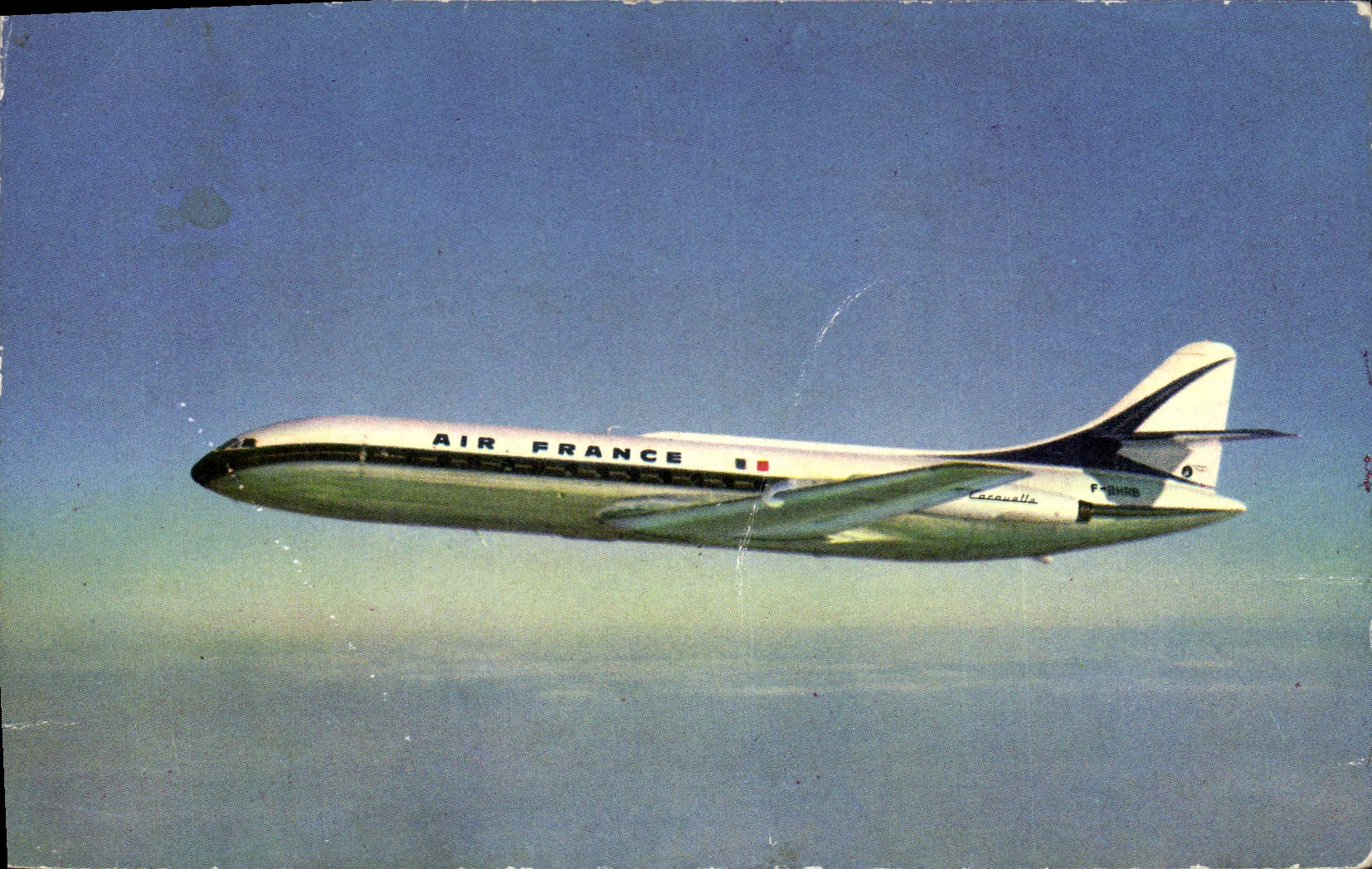 CPA Avion Aviation Caravelle Air France