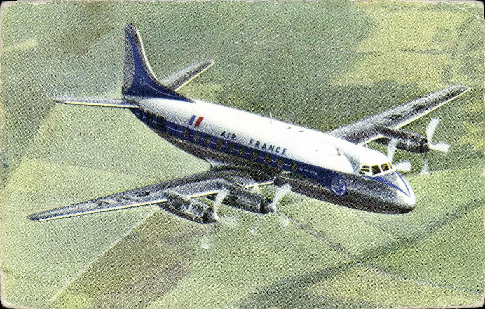 CPA Avion Aviation Air France Vickers Viscount