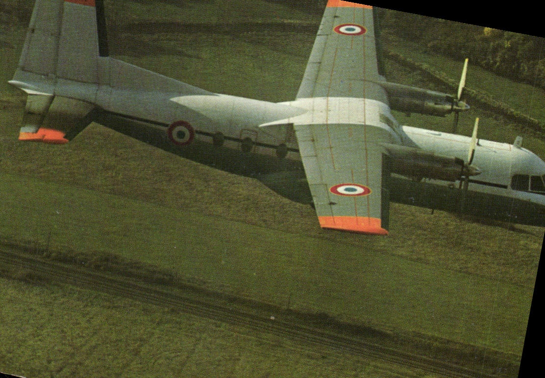 El nNord de la aviación del plano de la POSTAL de la VENDIMIA 262 aviones del transporte pone en cortocircuito el correo