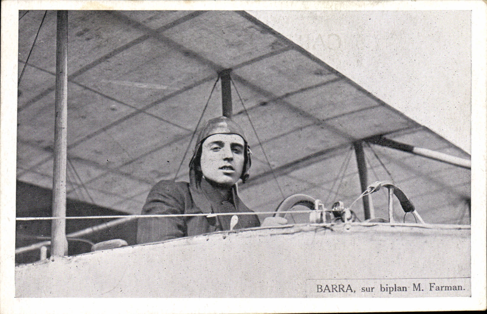 CPA Avion Aviation Barra sur biplan M Farman