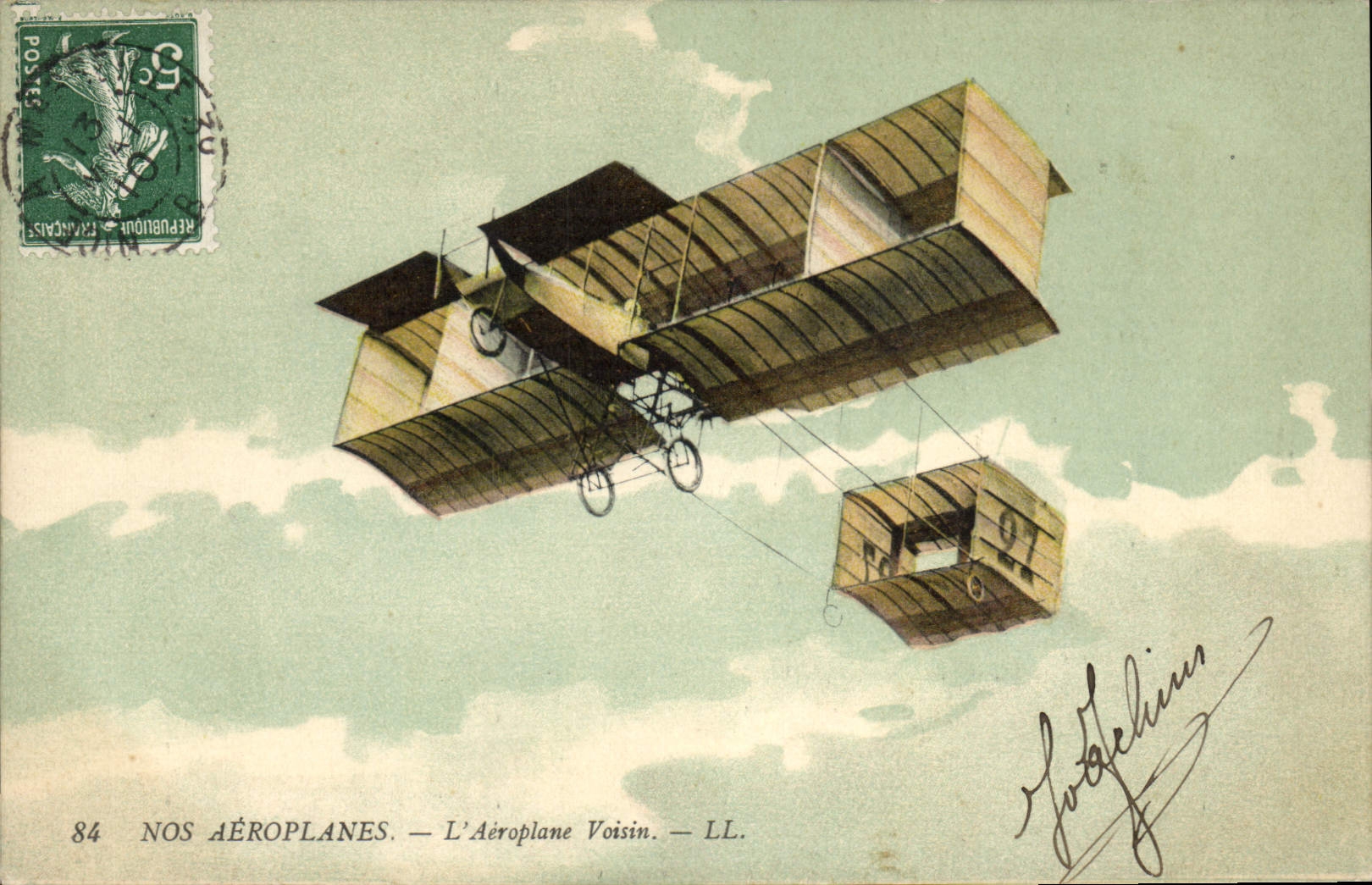 CPA Avion Aviation Aeroplane Voisin