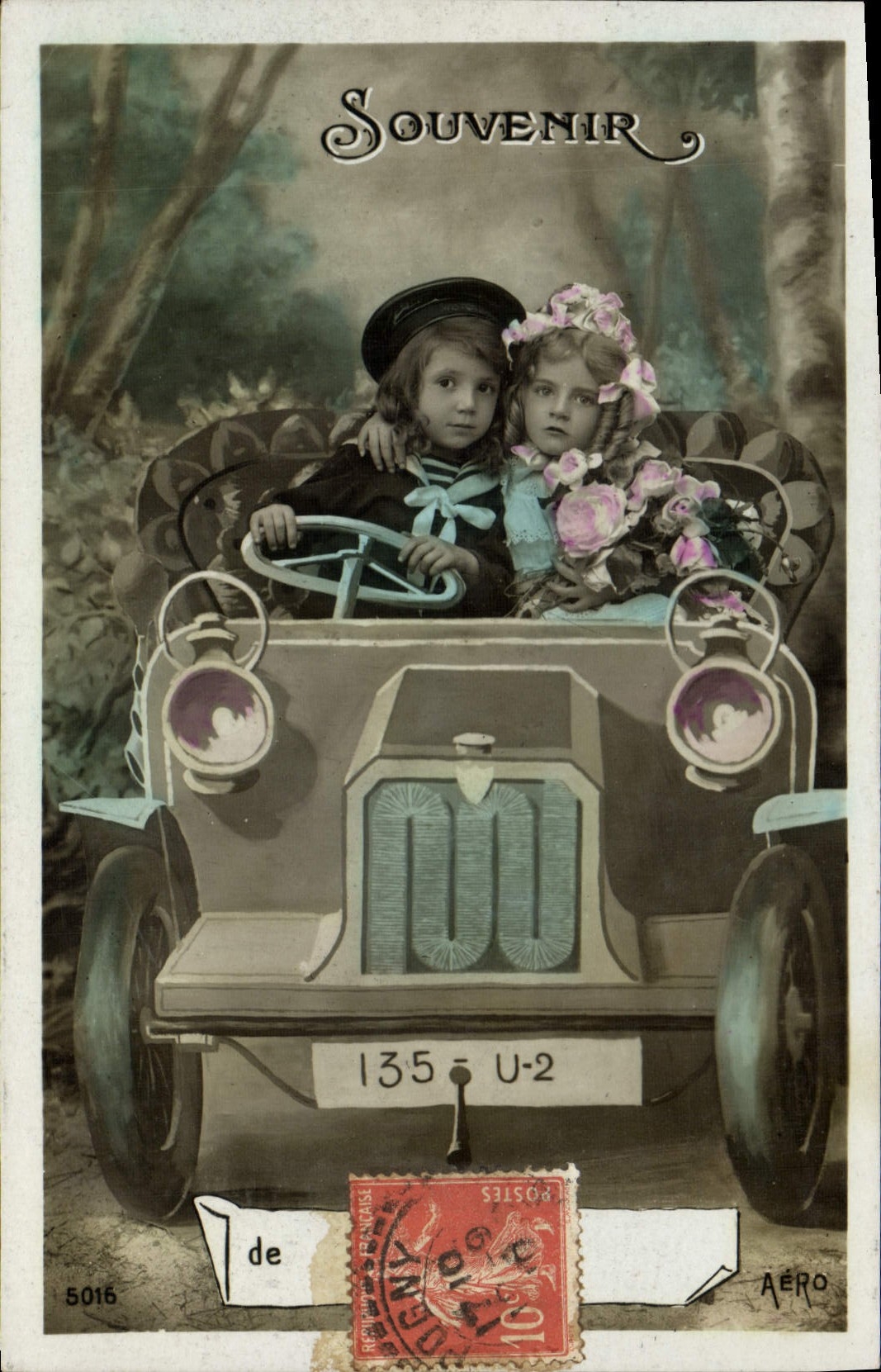 CPA Automobile Enfants 