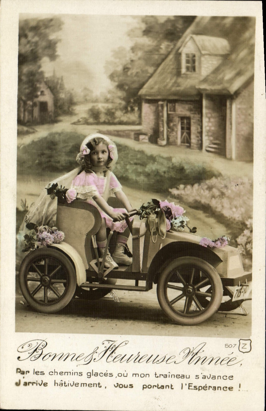 CPA Fantaisie Automobile Enfant