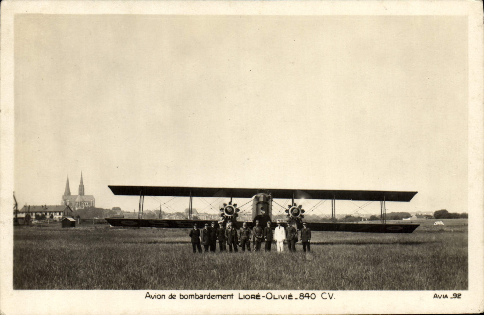 CPA Avion Aviation Aeromaritime Avion de bombardement Liore Olivier 840 CV