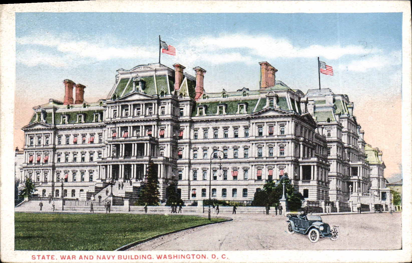 VINTAGE POSTCARD State War And Navy Building Washington DC
