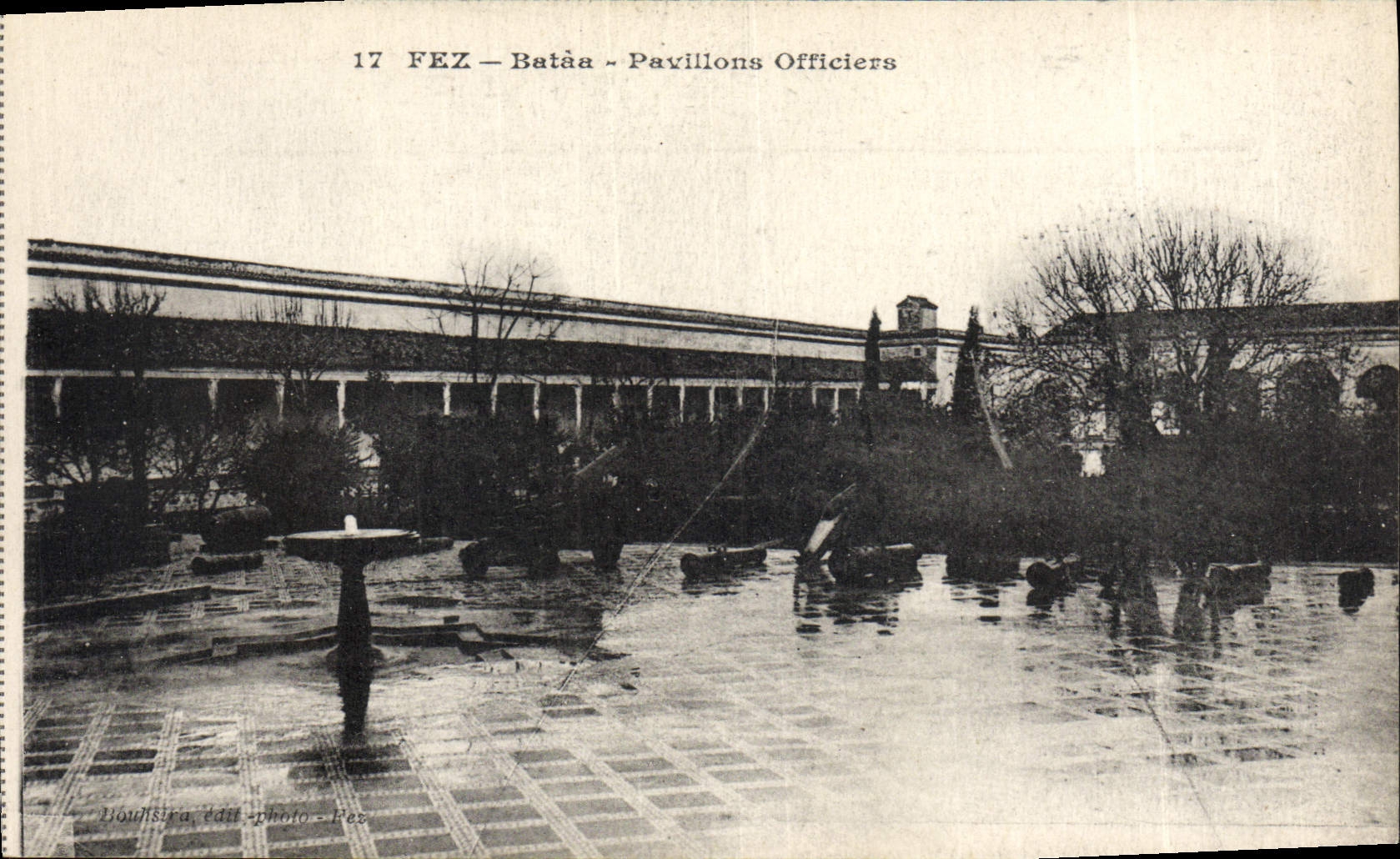 CPA Fez Bataa Pavillons Officiers
