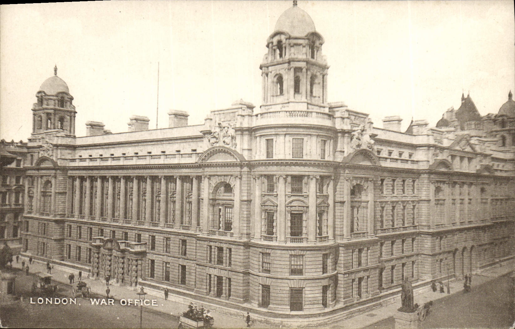 VINTAGE POSTCARD London War Office
