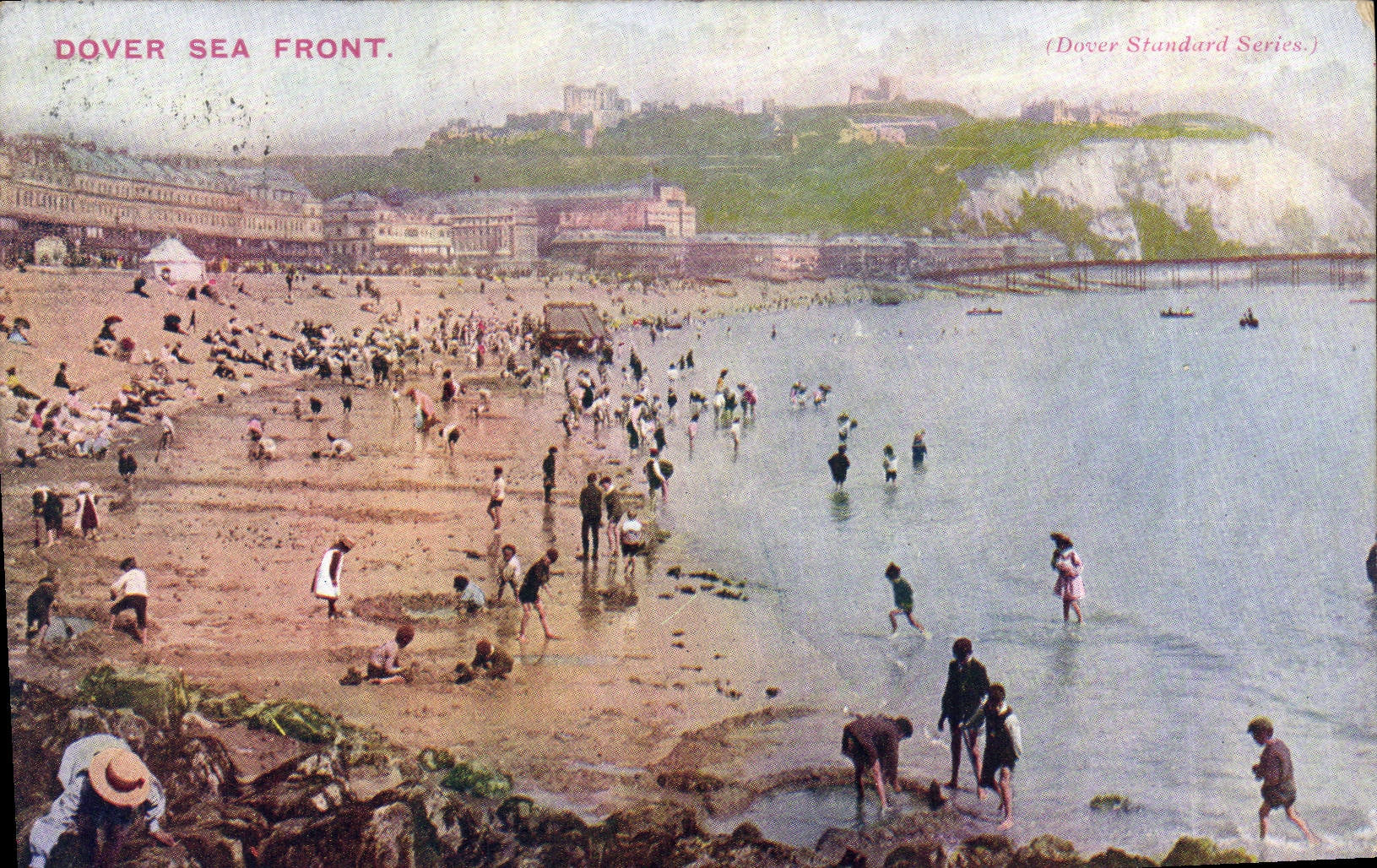 VINTAGE POSTCARD Dover Sea Face