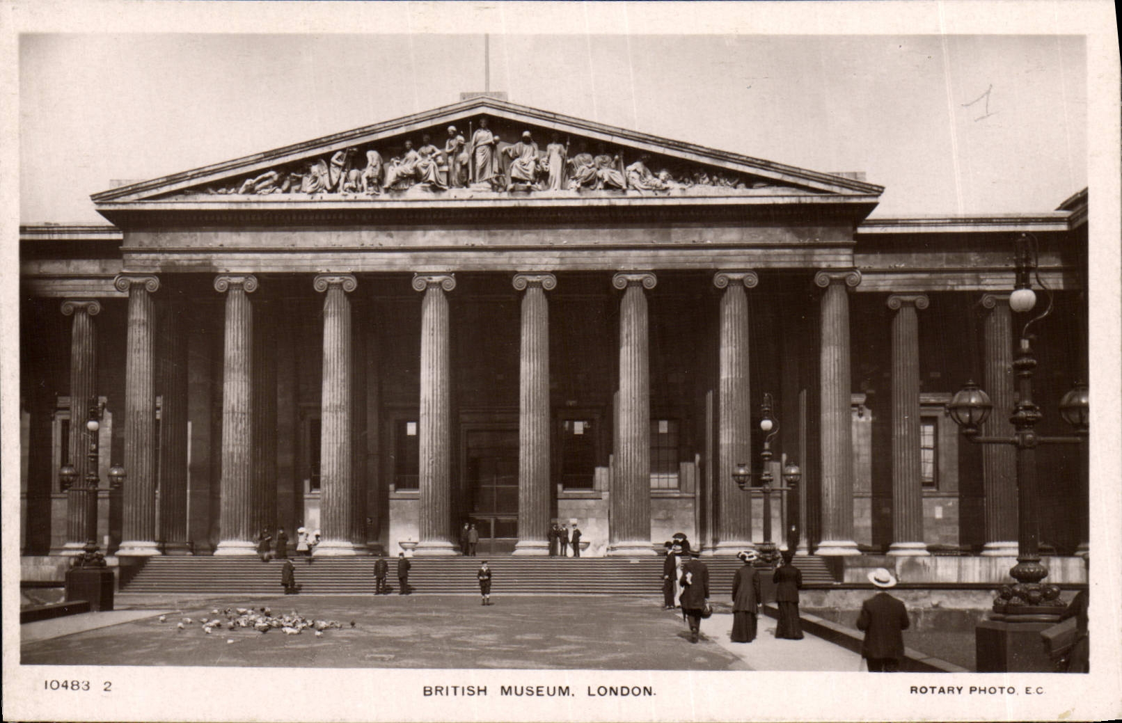 VINTAGE POSTCARD British Museum London
