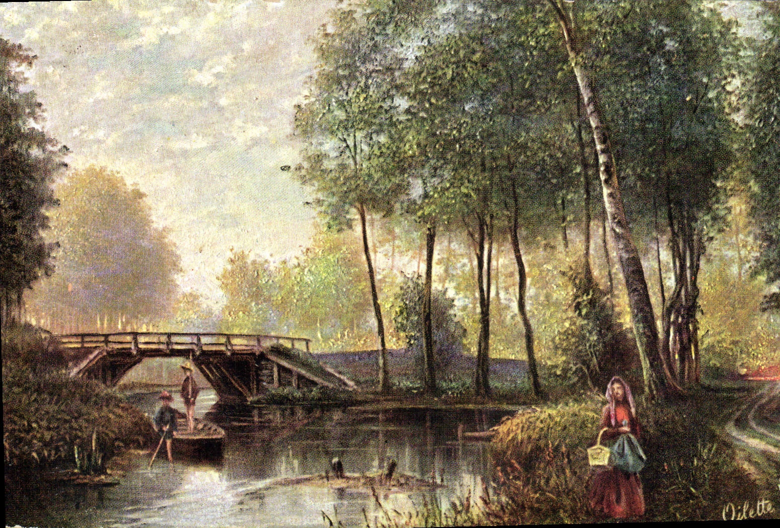 CPA Fantaisie Paysage de France