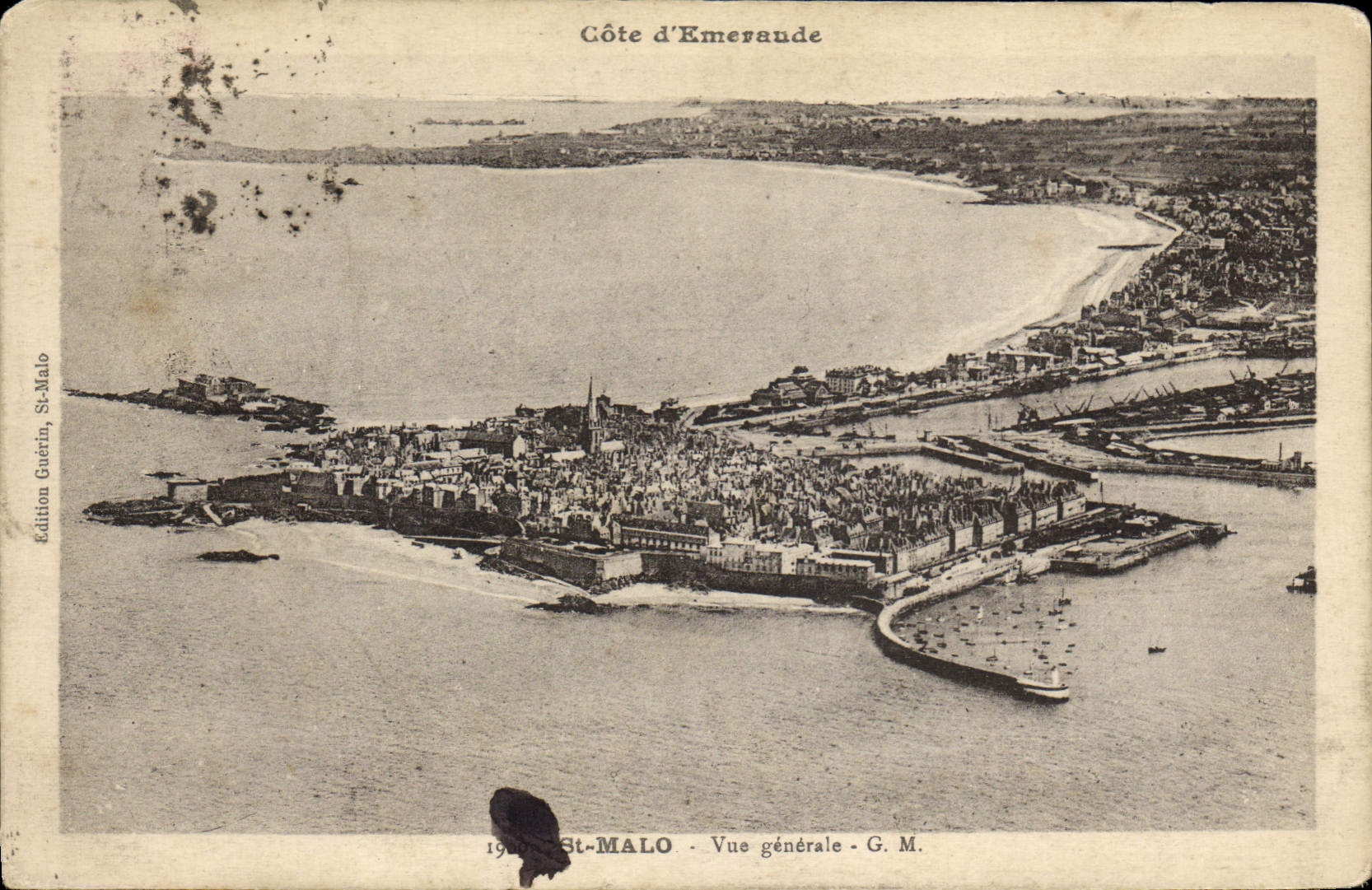 VINTAGE POSTCARD Holy Malo View