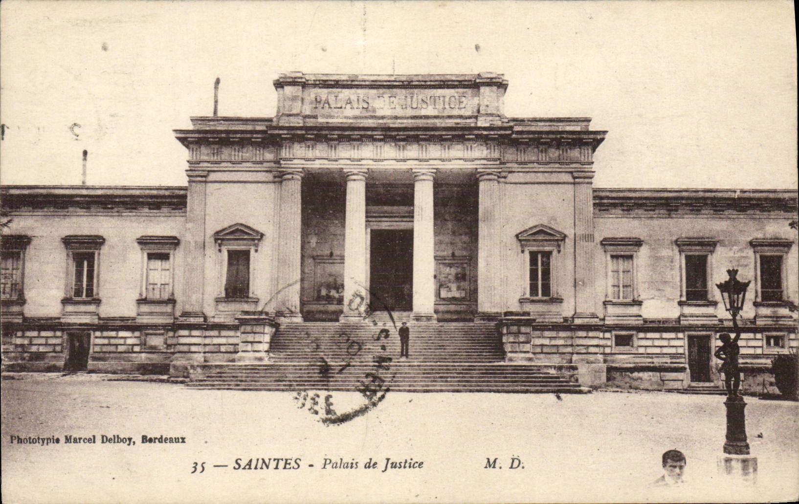 CPA Saintes Palais de Justice