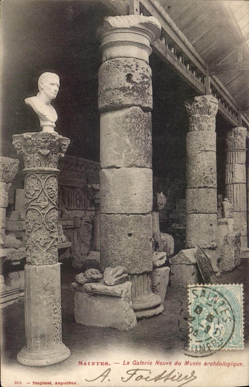 CPA Saintes La galerie neuve du musee archeologique