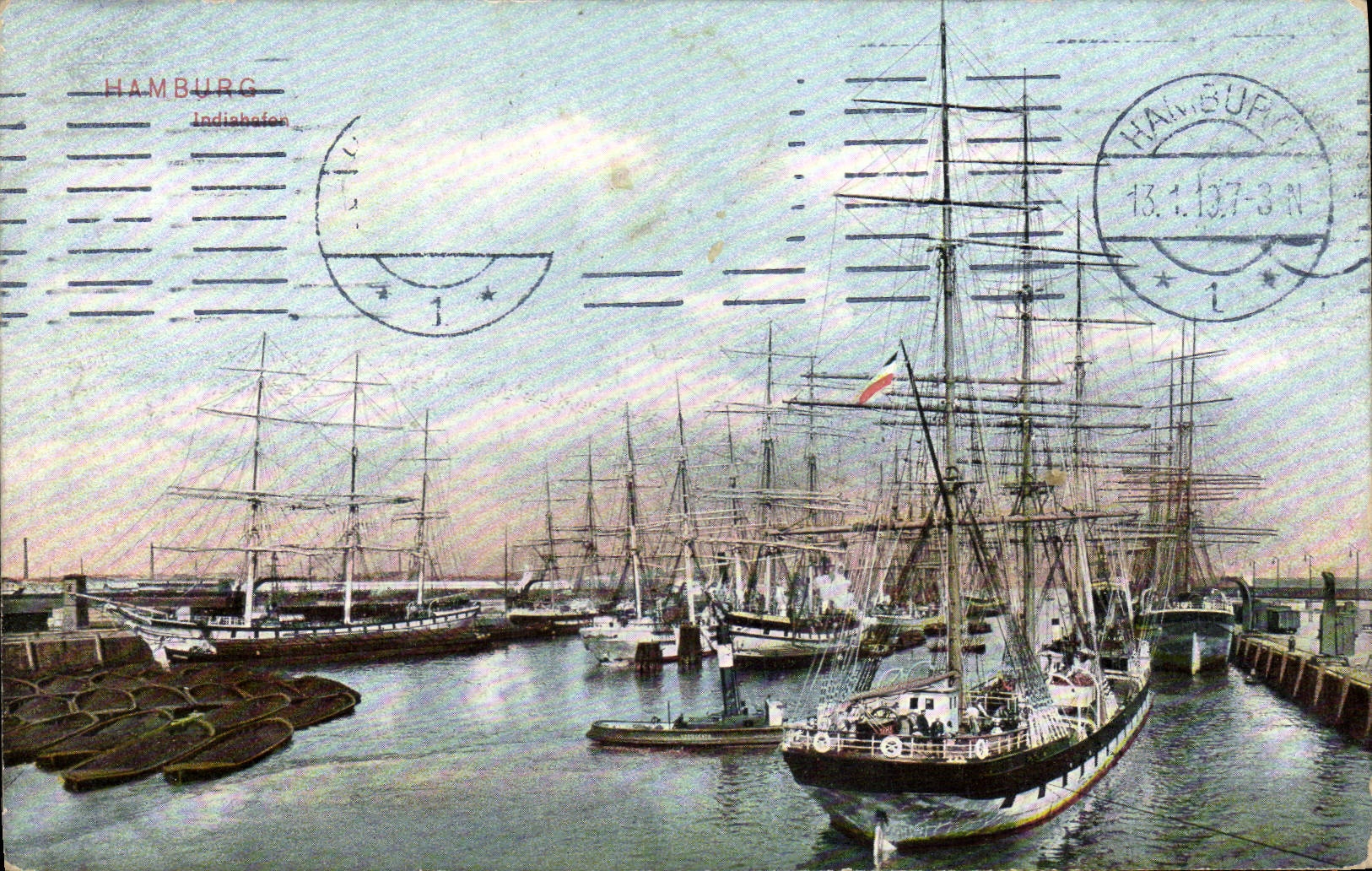 CPA Hamburg Bateau