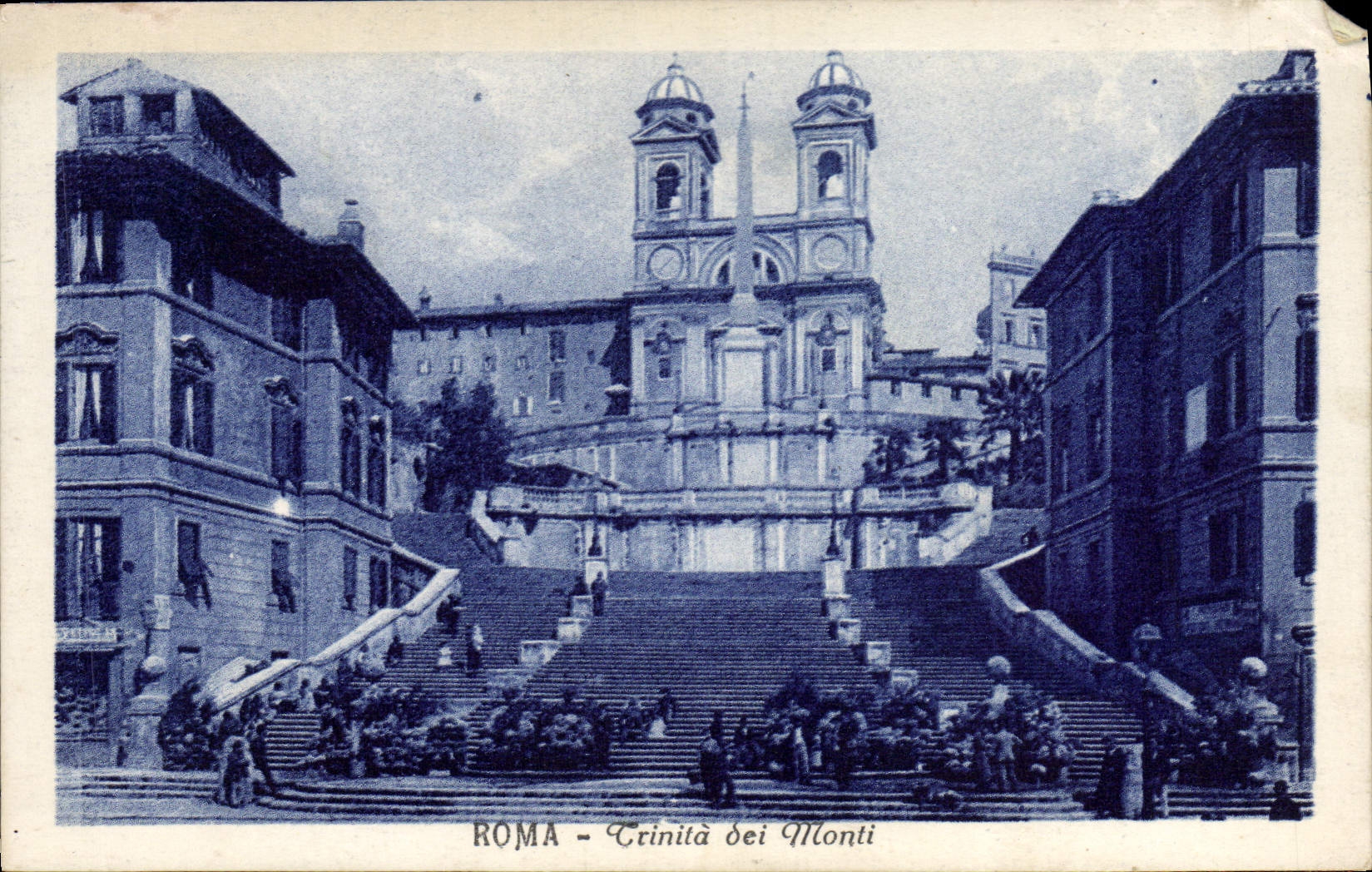 Dei Monti de Roma Trinita de la POSTAL de la VENDIMIA