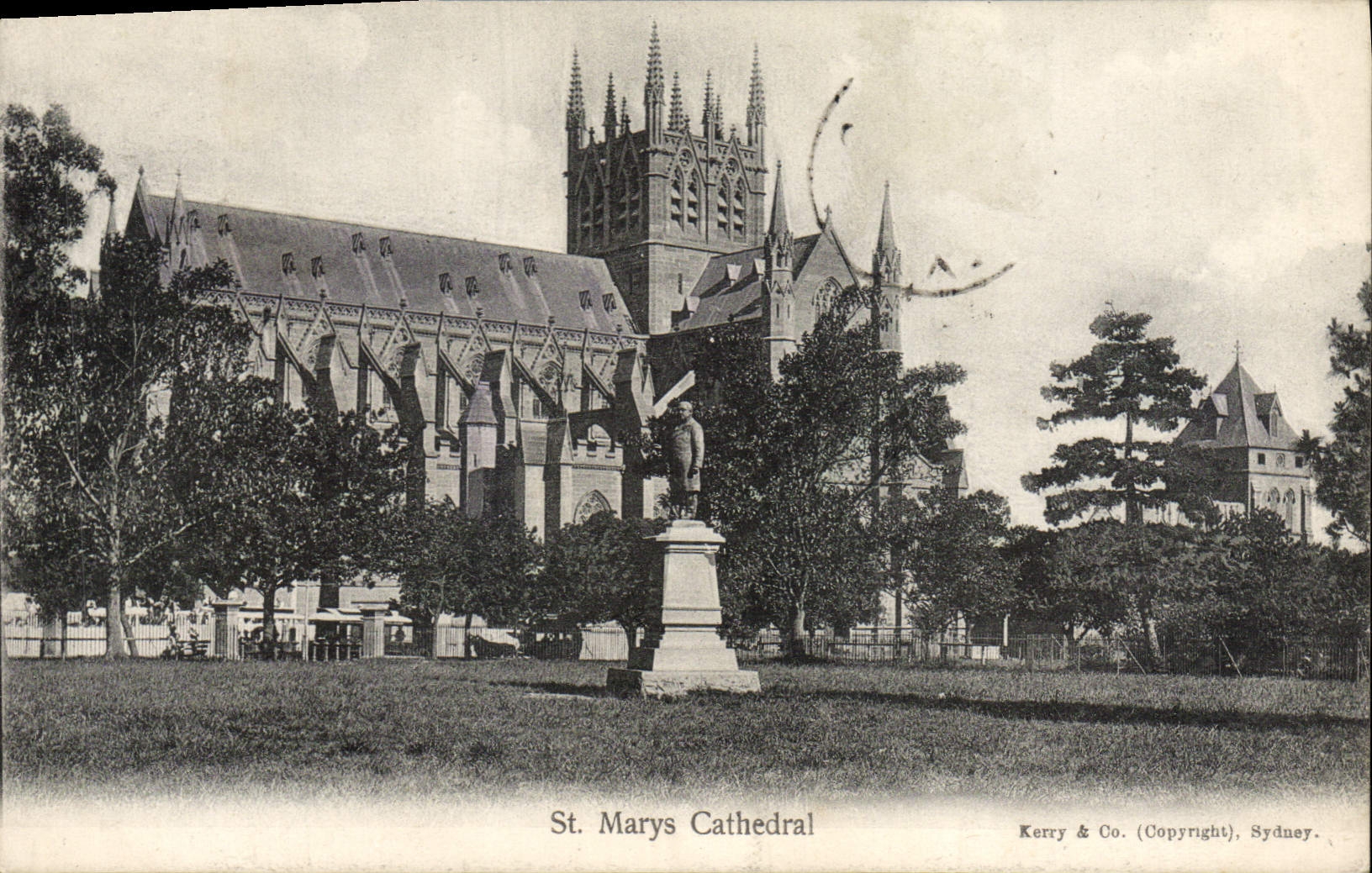 VINTAGE POSTCARD St Marys Cathedral