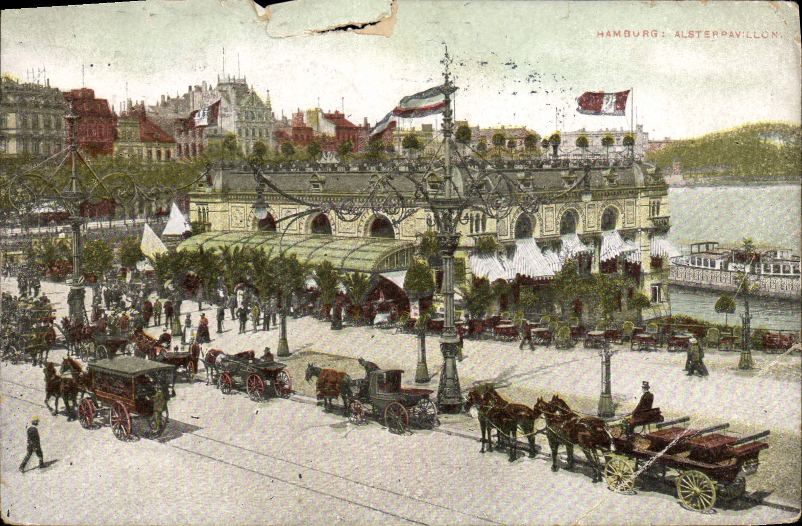 VINTAGE POSTCARD Hamburg