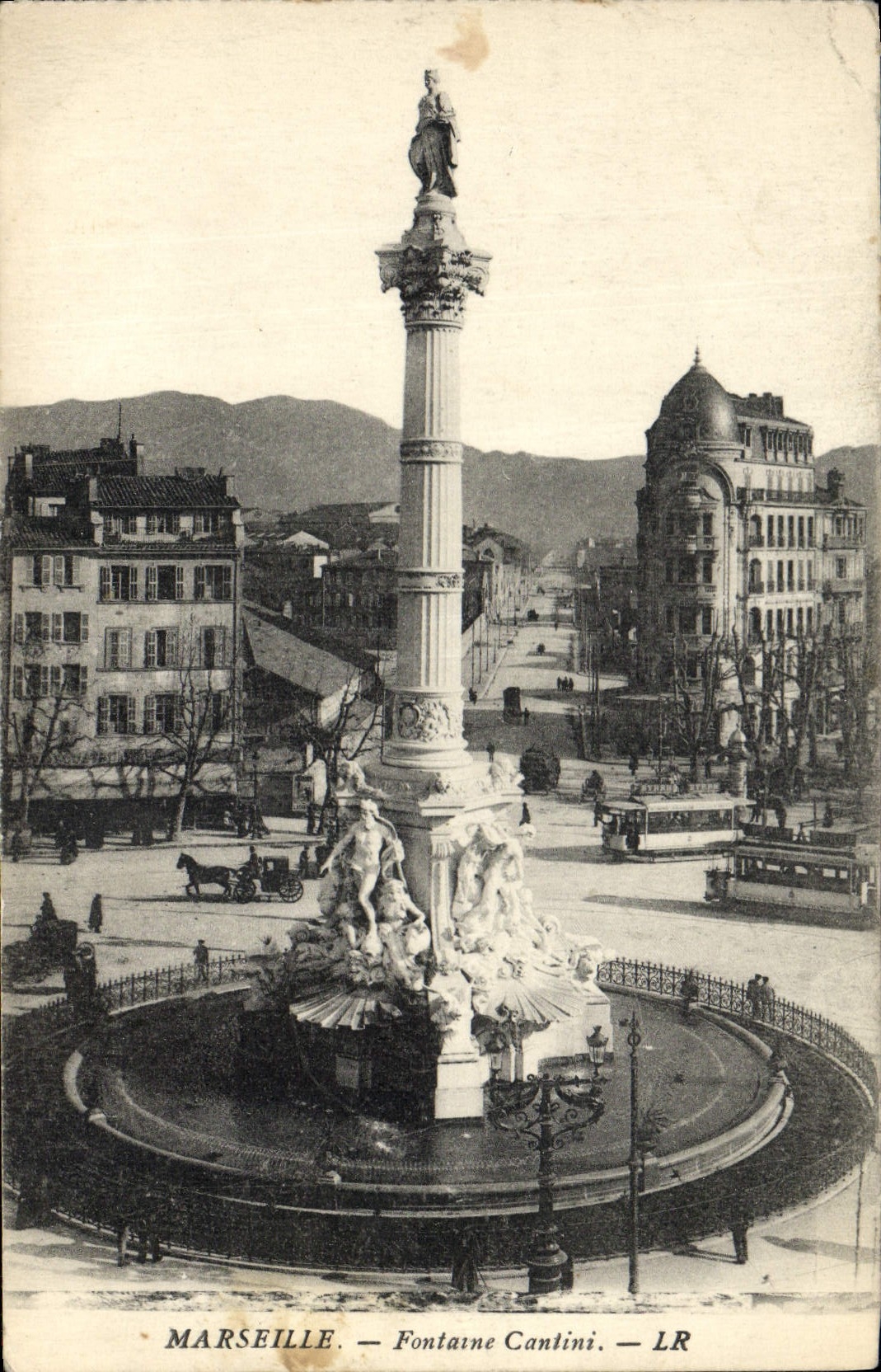 CPA Marseille Fontaine Cantini Tramway