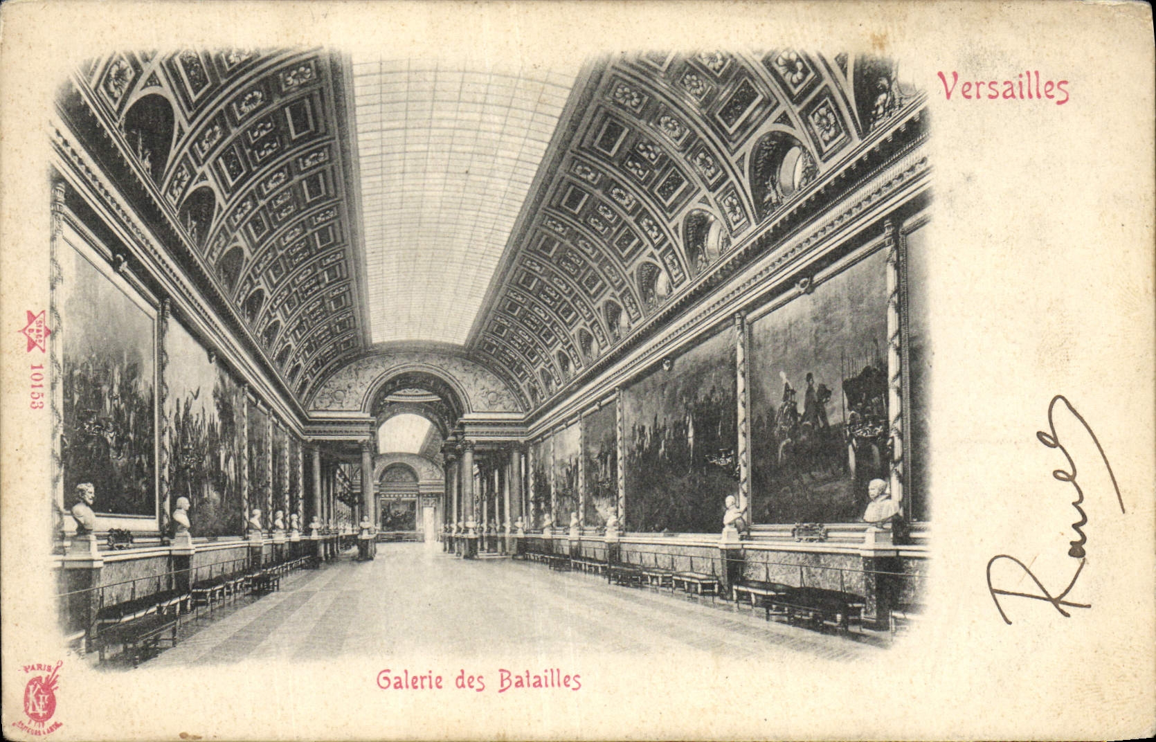 CPA Versailles Galerie des batailles 