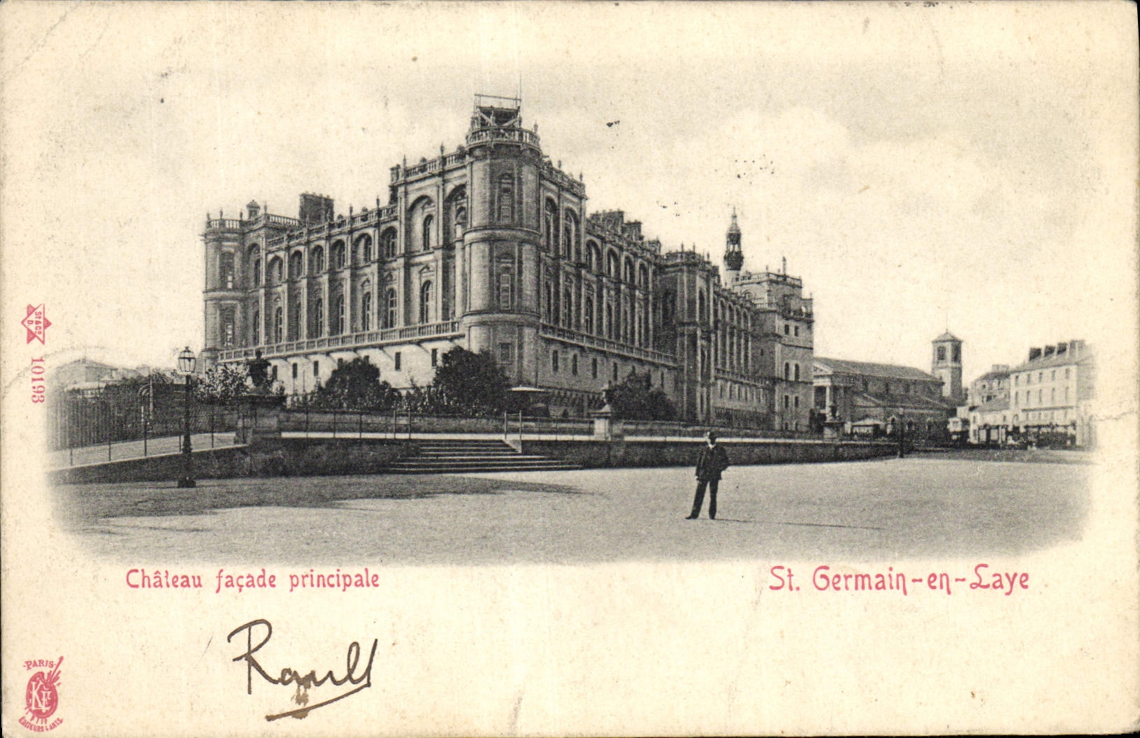 CPA St Germain En Laye Chateau Facade principale