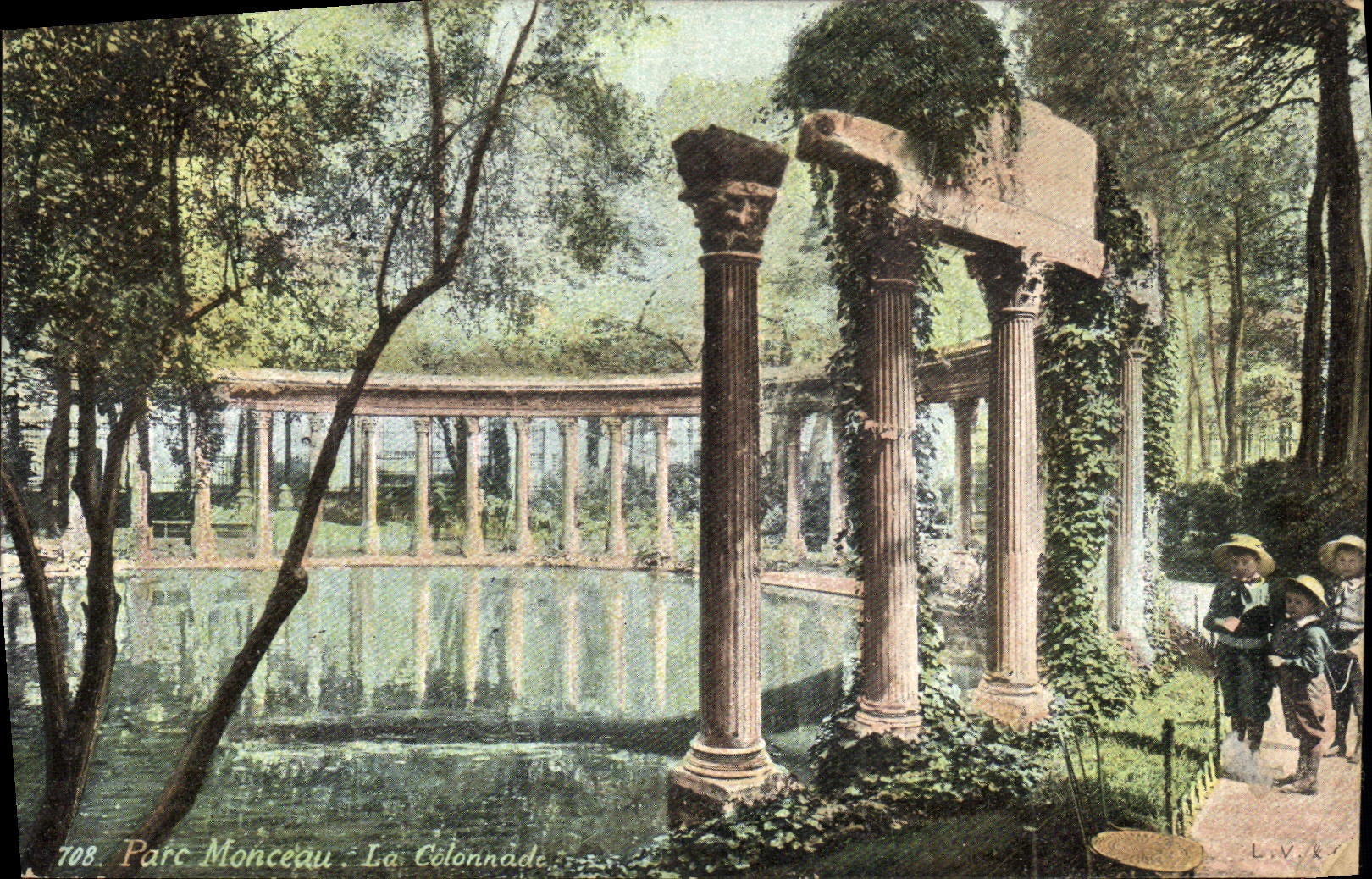 CPA Paris Parc Monceau La Colonnade