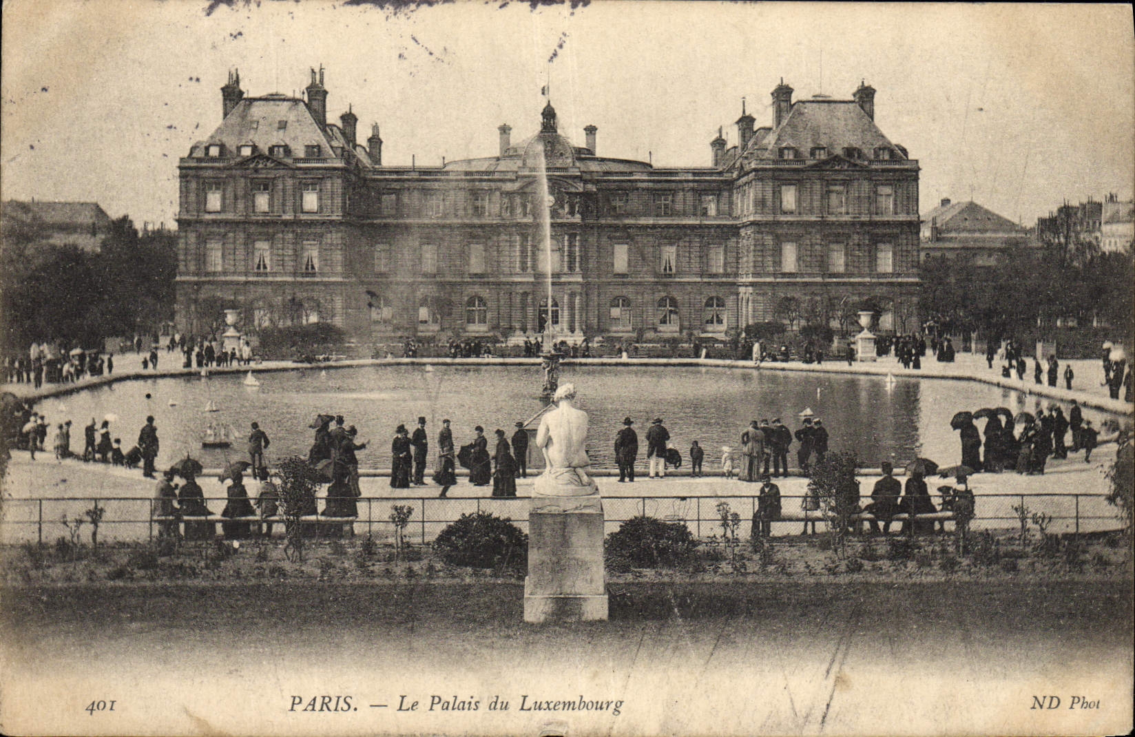 CPA Paris Le Palais Du Luxembourg