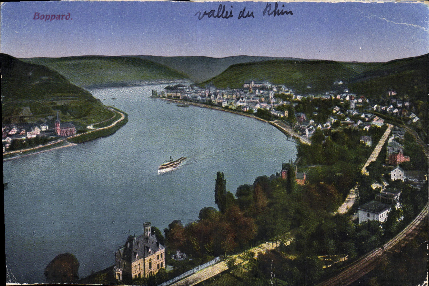 VINTAGE POSTCARD Boppard