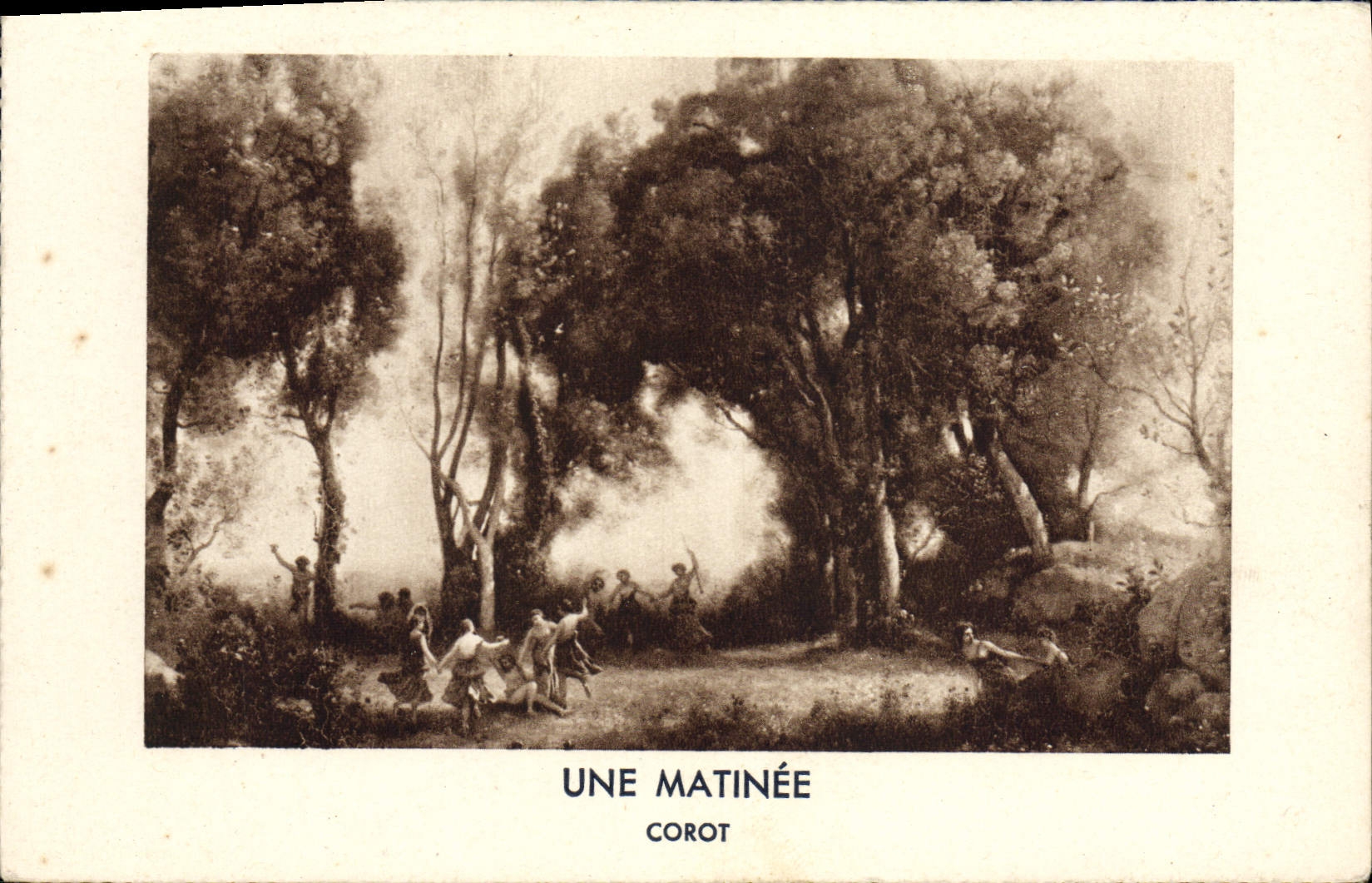 Mestizo Corot de la POSTAL de la VENDIMIA