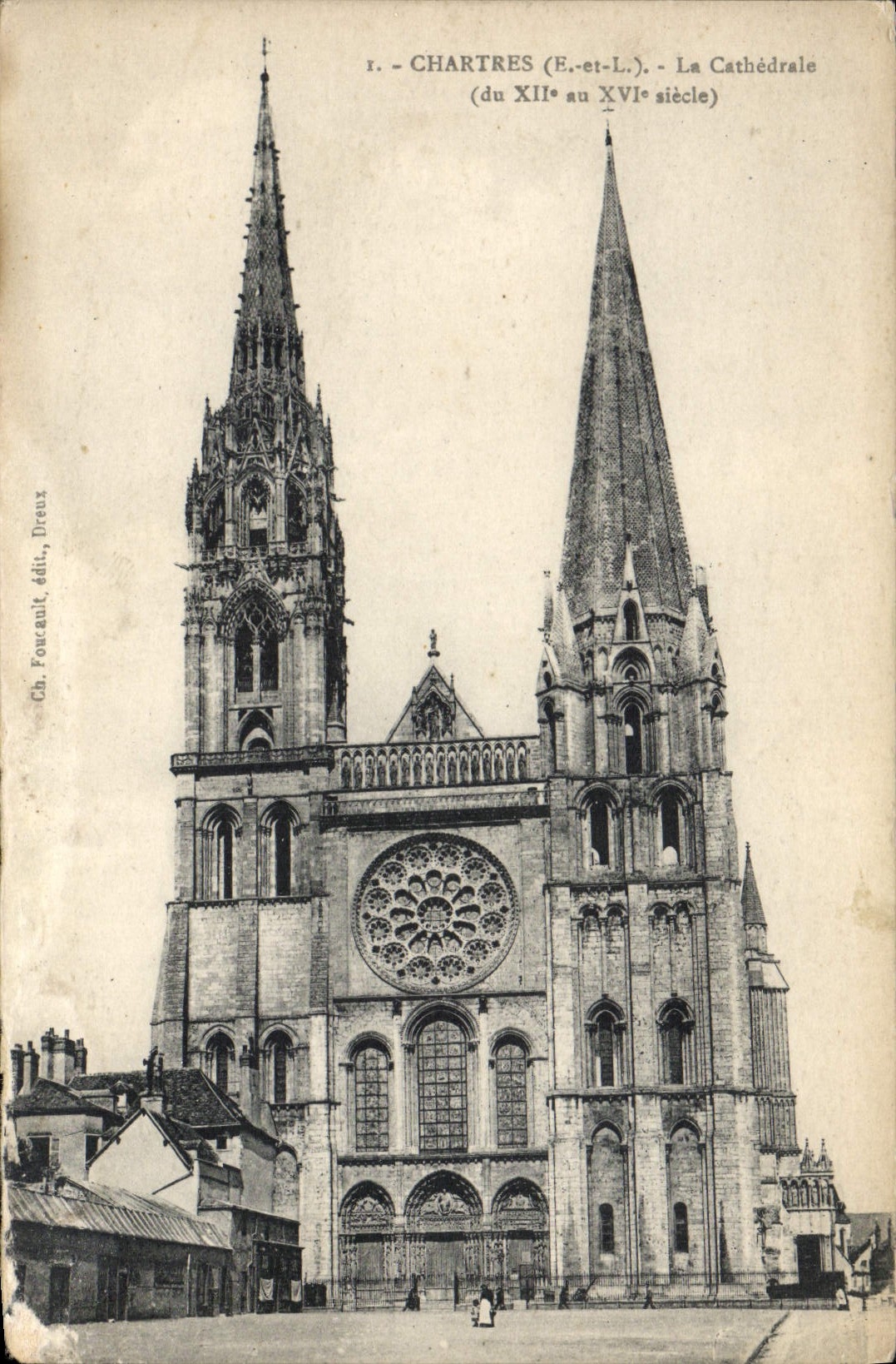 CPA Chartres La Cathedrale