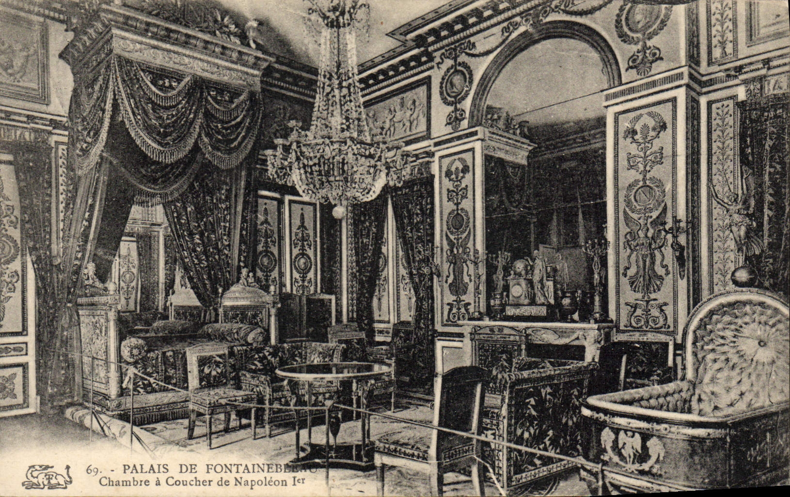 CPA Palais De Fontainebleau Chambre a coucher de Napoleon 1er