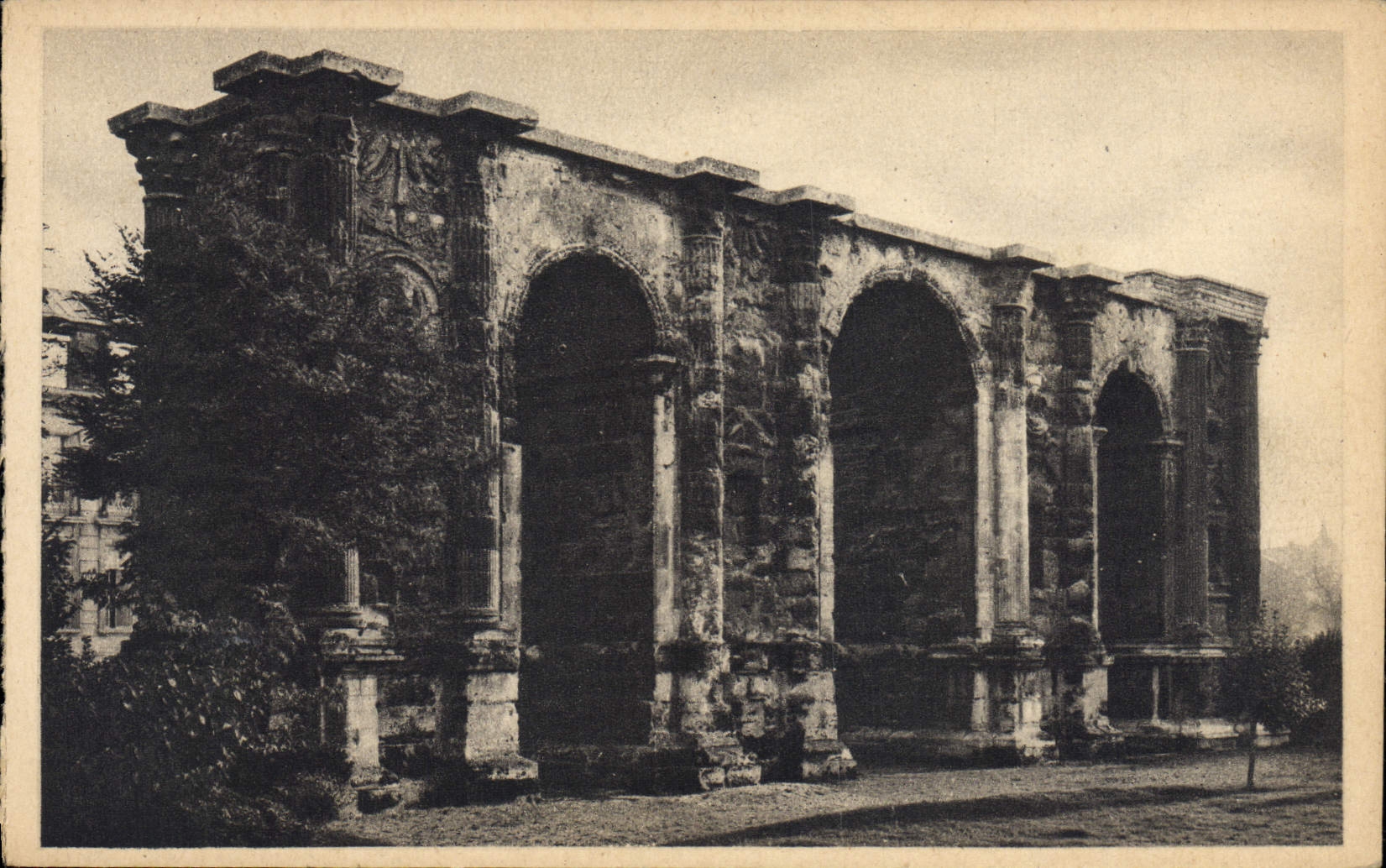 CPA Reims La Porte Mars