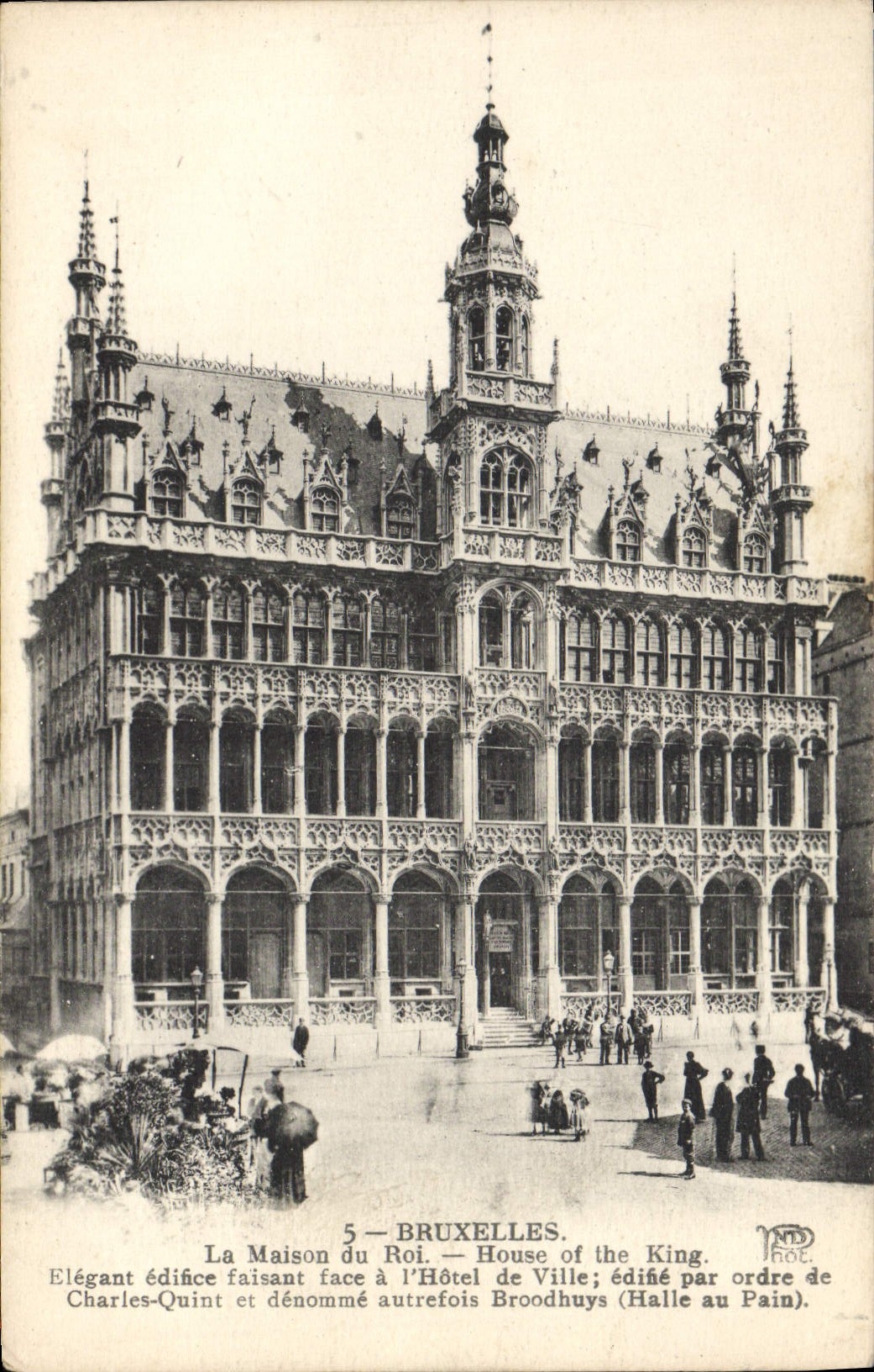 CPA Bruxelles La Maison Du Roi