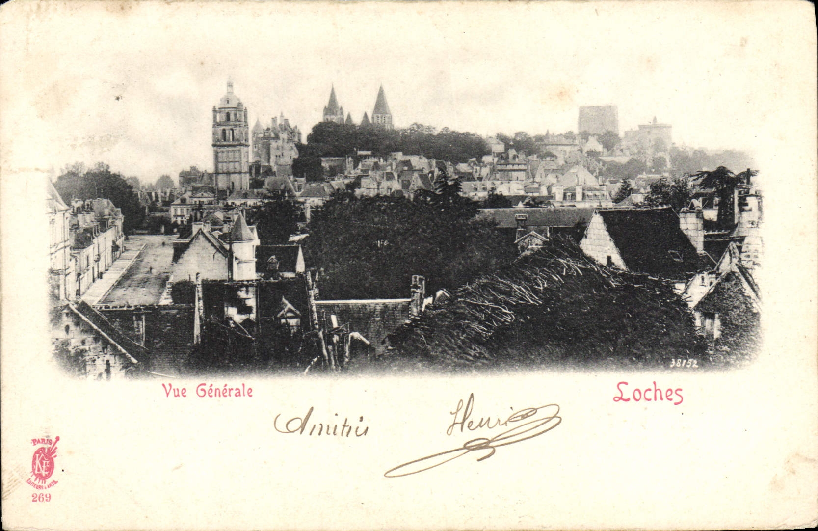 CPA Loches Vue Generale