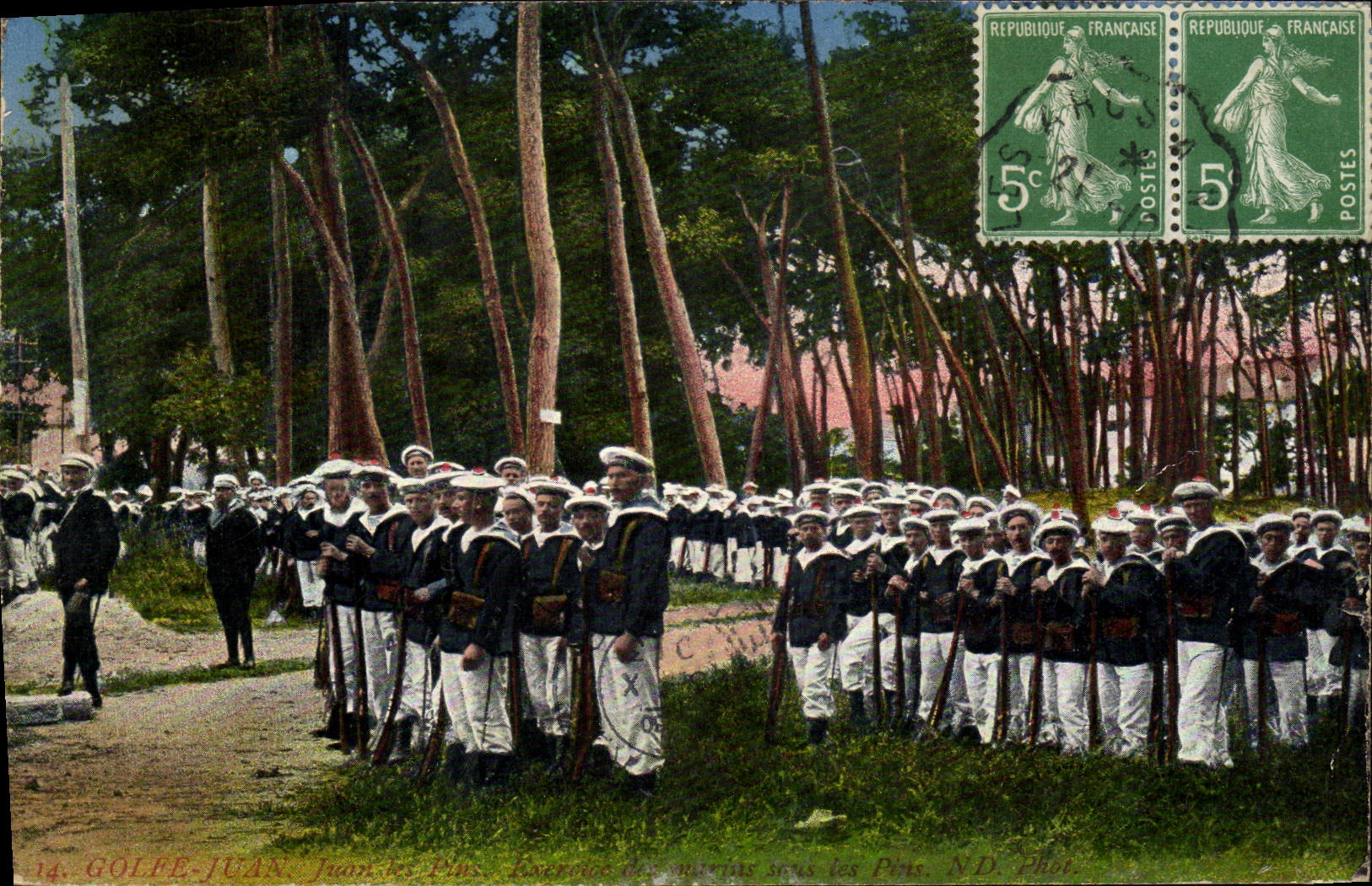 VINTAGE POSTCARD Boat Juan Gulf