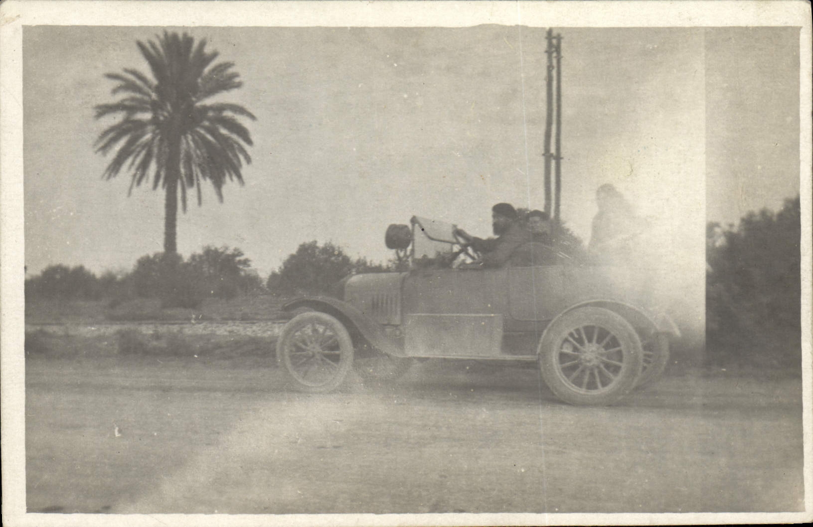 CARTE PHOTO Automobile Thibar 1925
